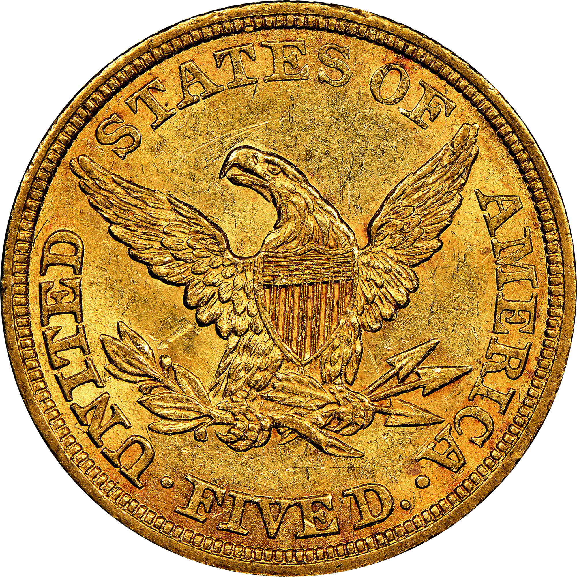 1843 $5 MS | Coin Explorer | NGC