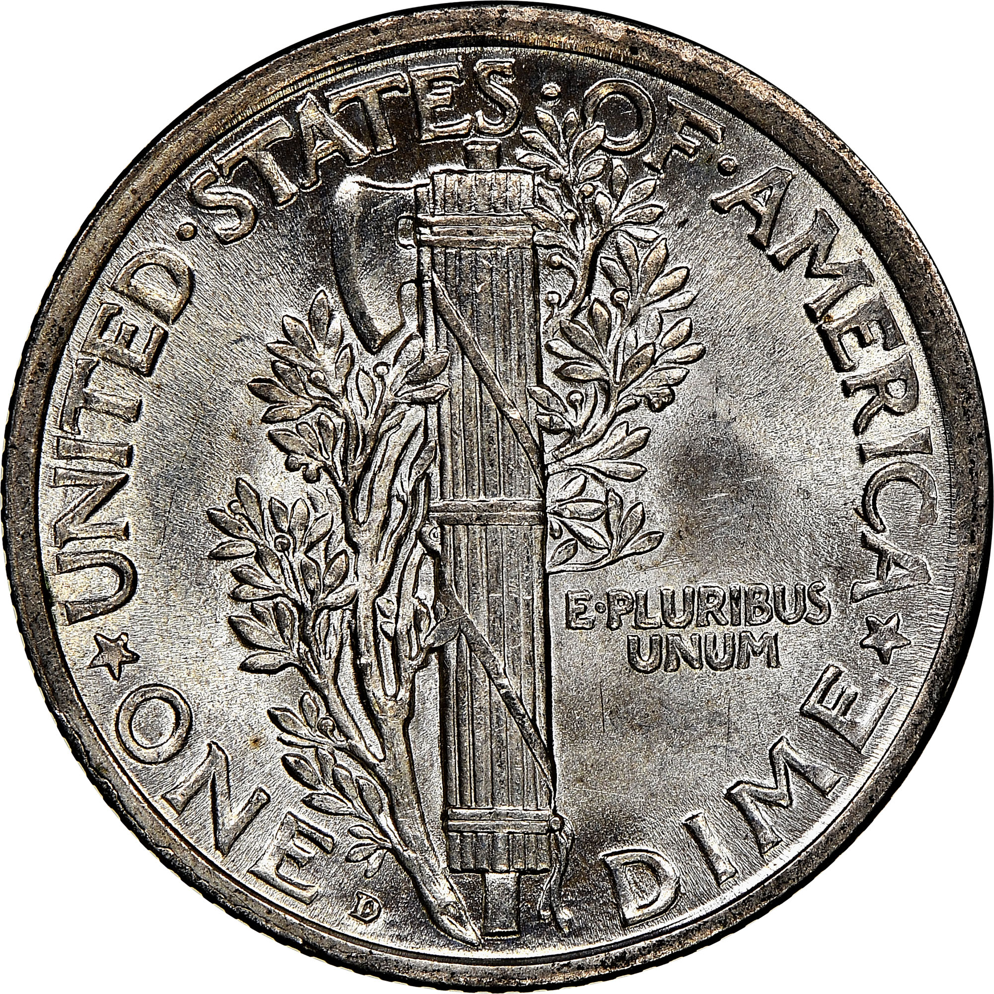 1919 D 10C MS | Coin Explorer | NGC