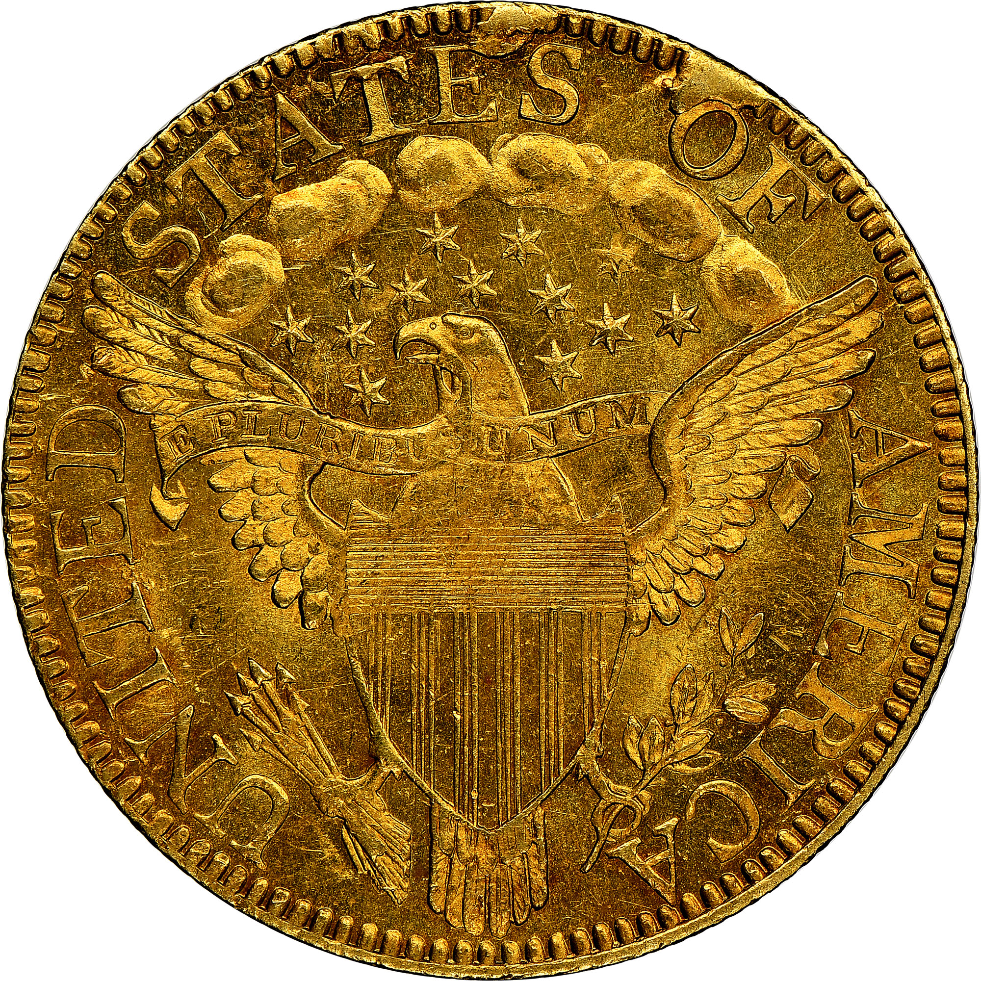 1798 LARGE EAGLE LG 8 13 STARS REV $5 MS | Coin Explorer | NGC