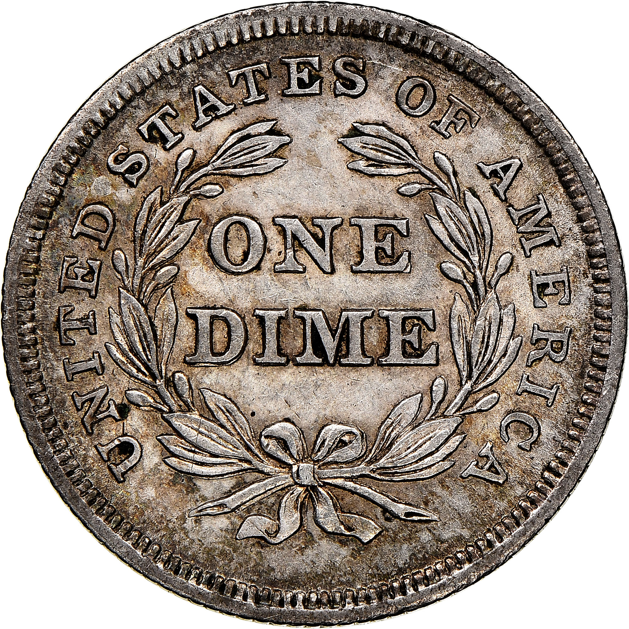 なさりー 1838 SMALL STARS DDR 10C MS | Coin Explorer | NGC