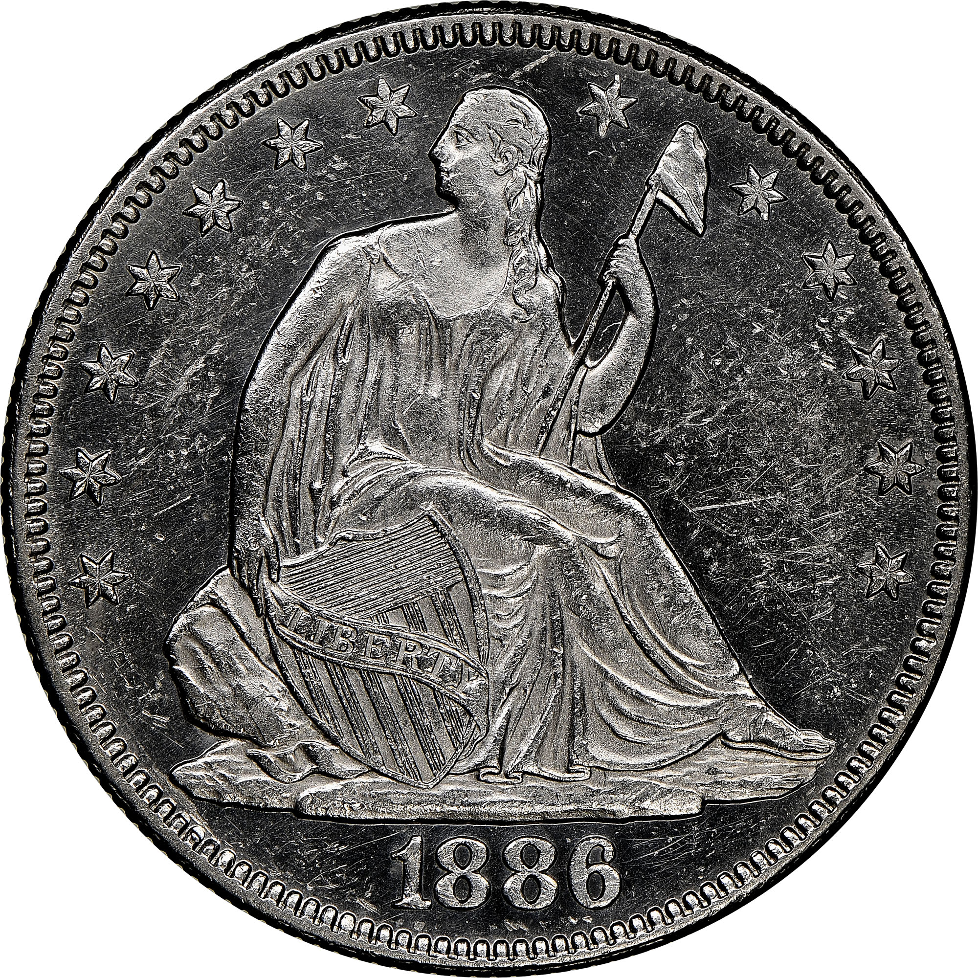 1886 50C MS | Coin Explorer | NGC