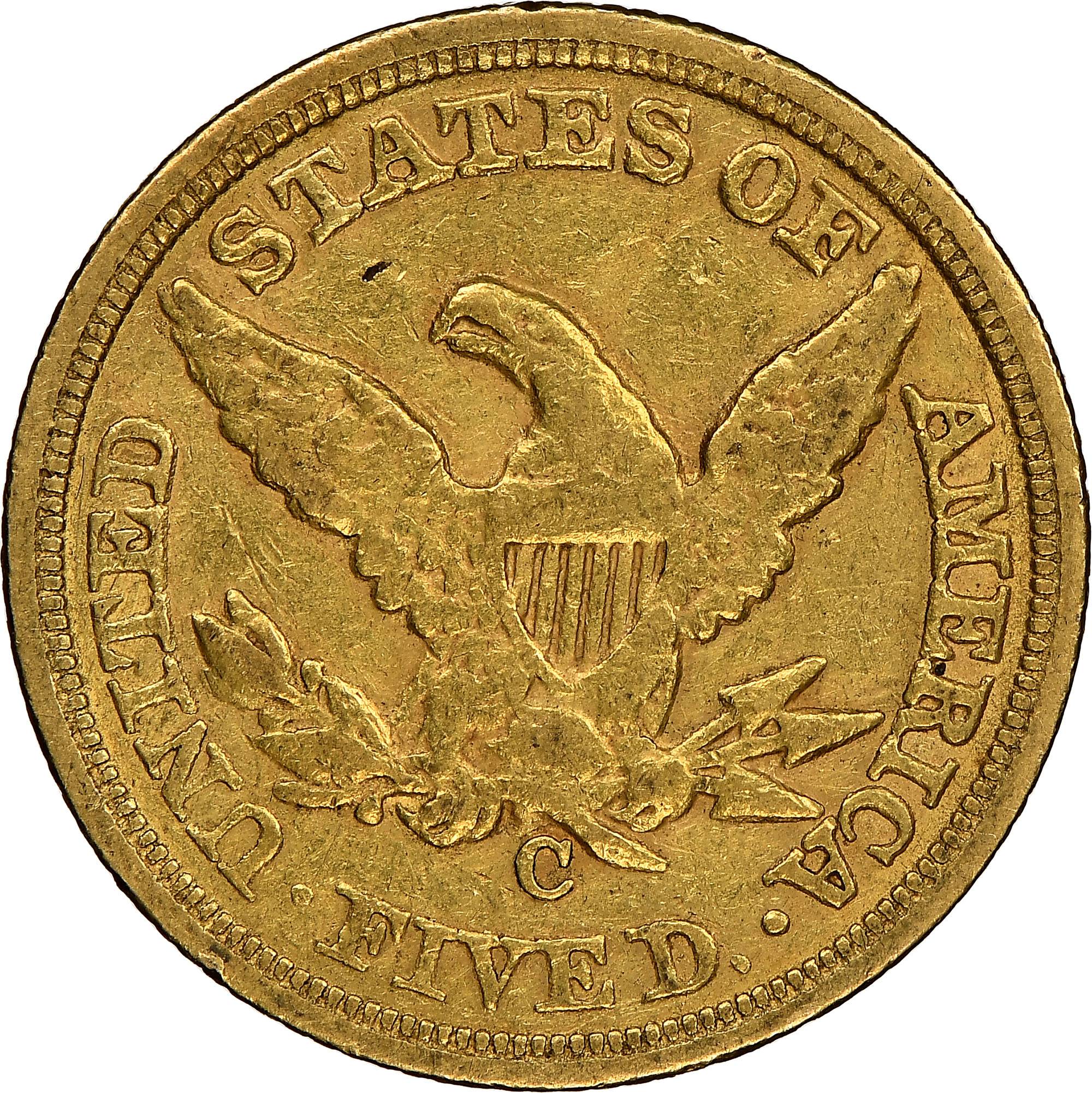 1859 C $5 MS | Coin Explorer | NGC