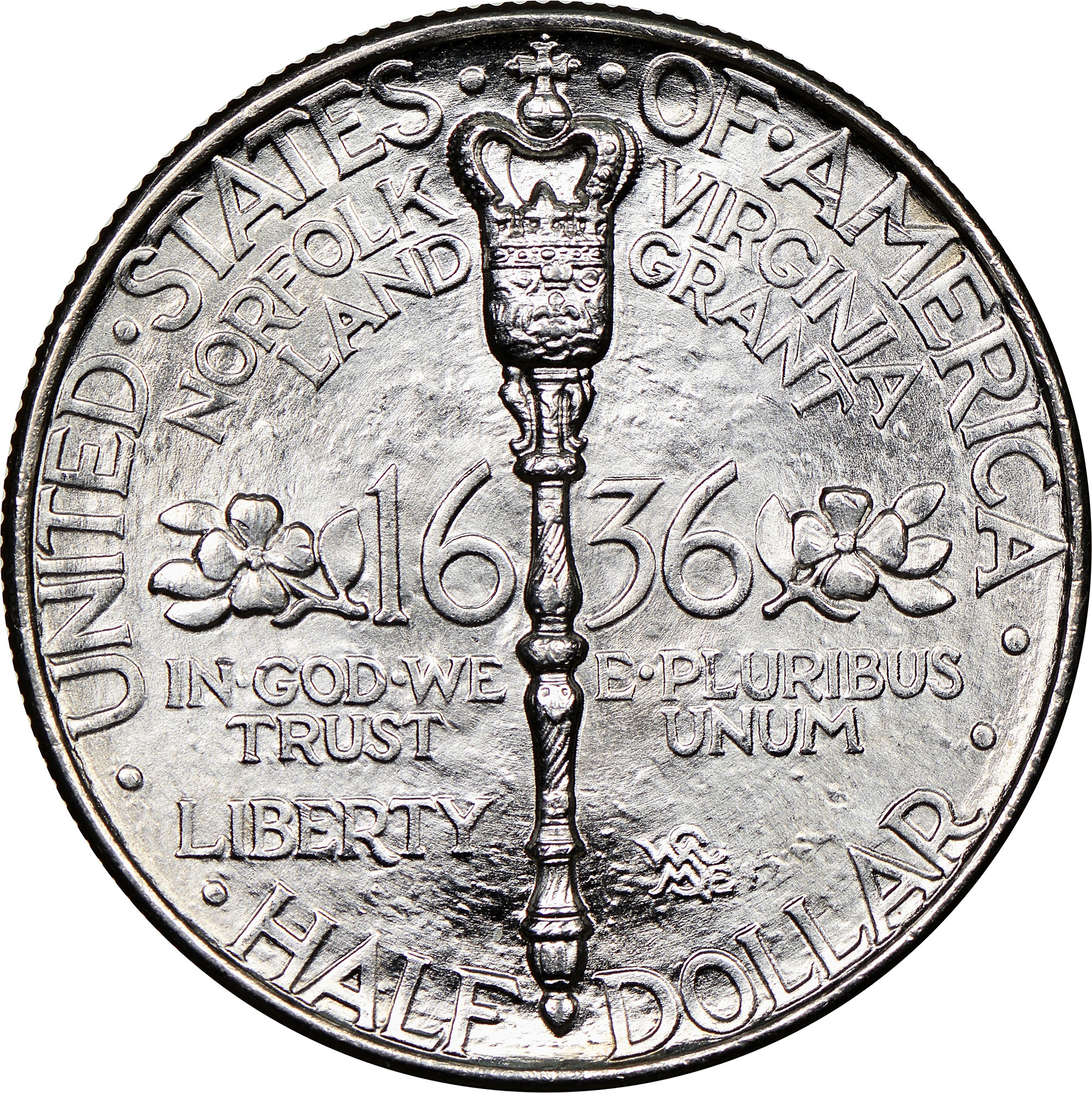 1936 NORFOLK 50C MS | Coin Explorer | NGC