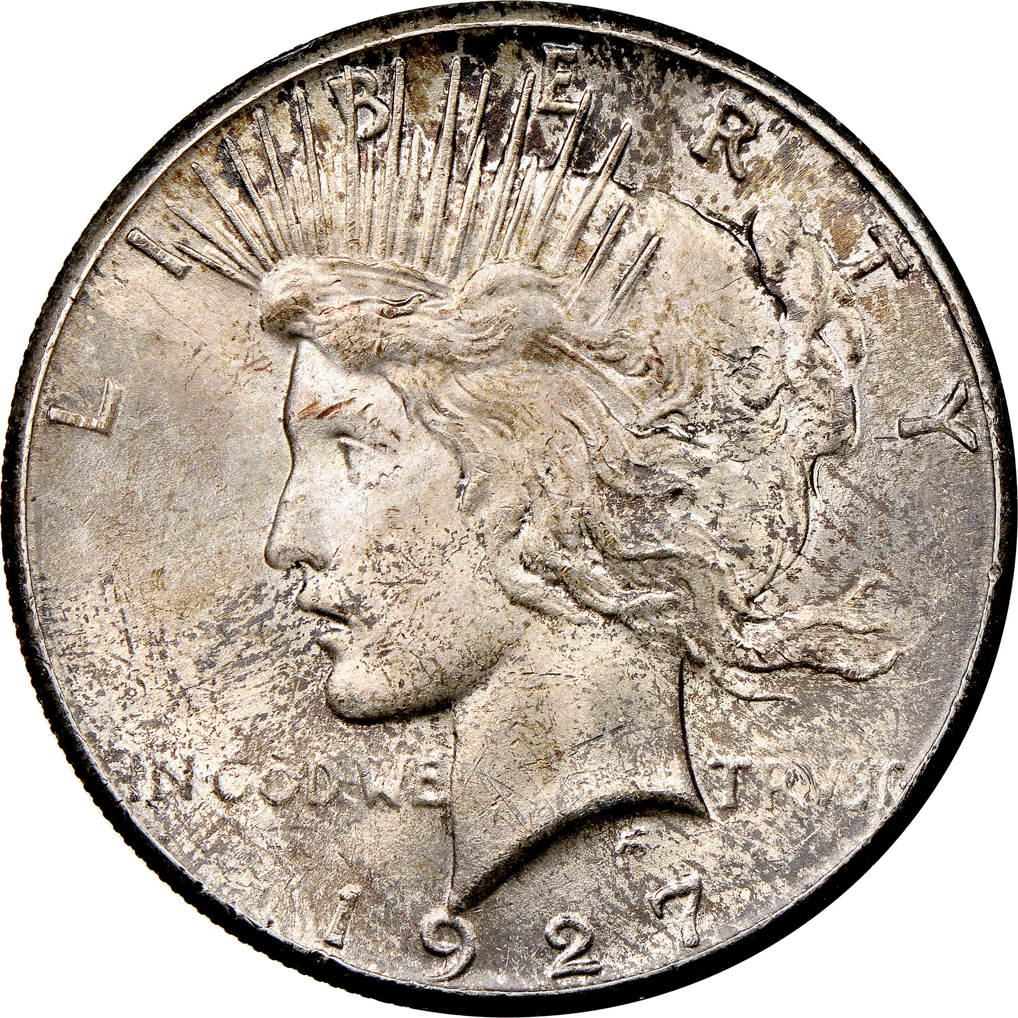 グレー目ん玉 Gt. Britain 1927 Crown, Rare Gem Proof, Mirror Fields, Luster