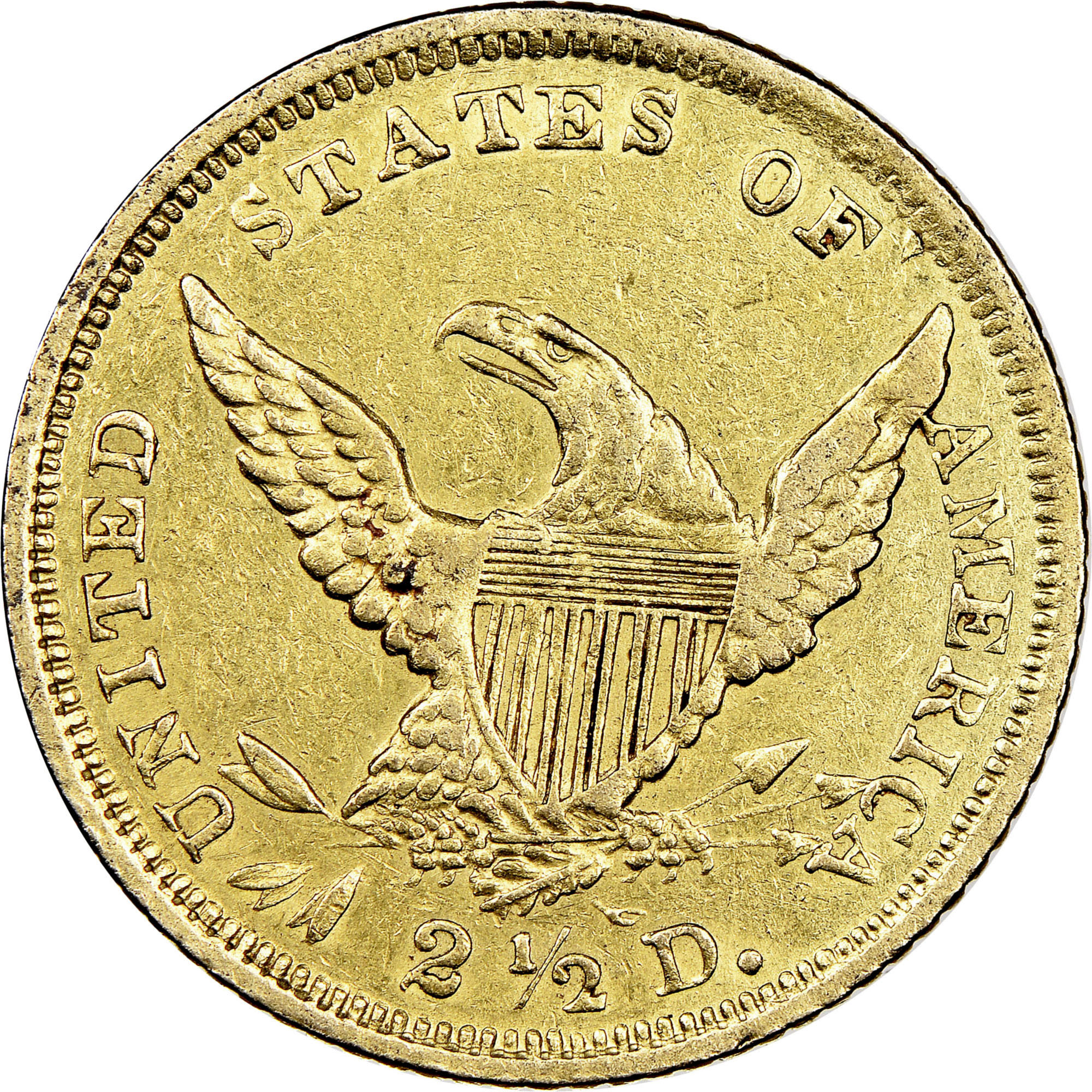 1839 D $2.5 MS | Coin Explorer | NGC