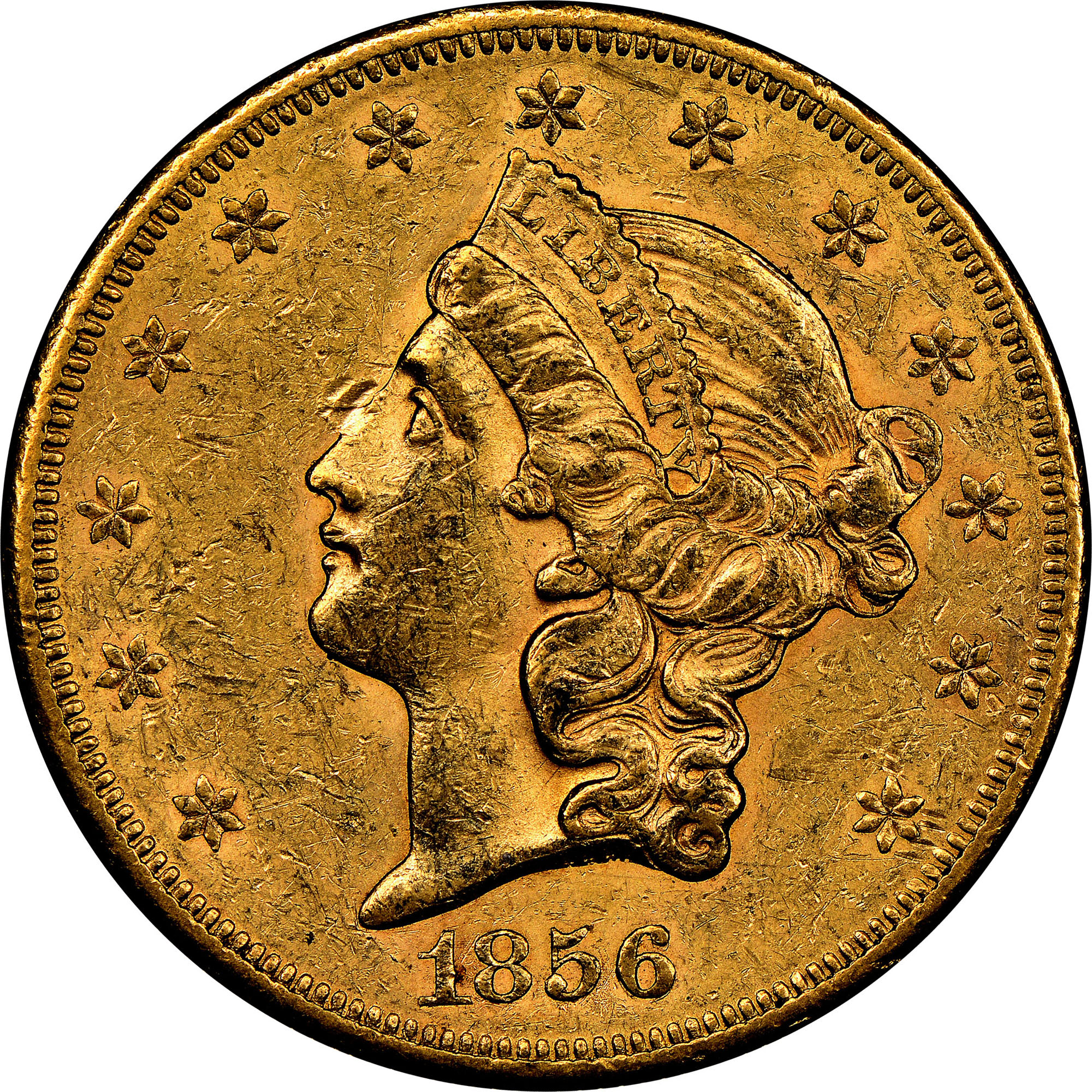 1856 S $20 MS | Coin Explorer | NGC