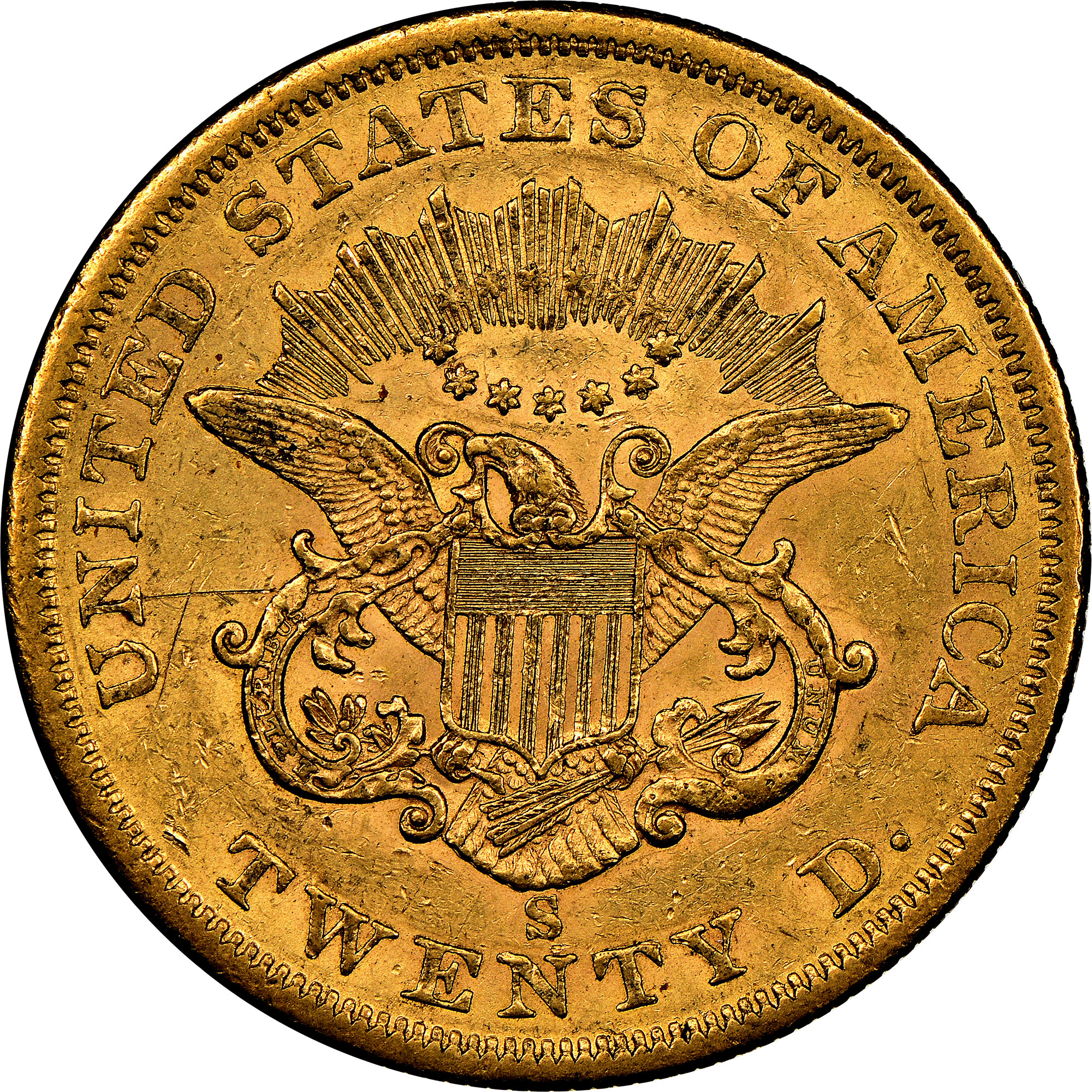 1856 S $20 MS | Coin Explorer | NGC