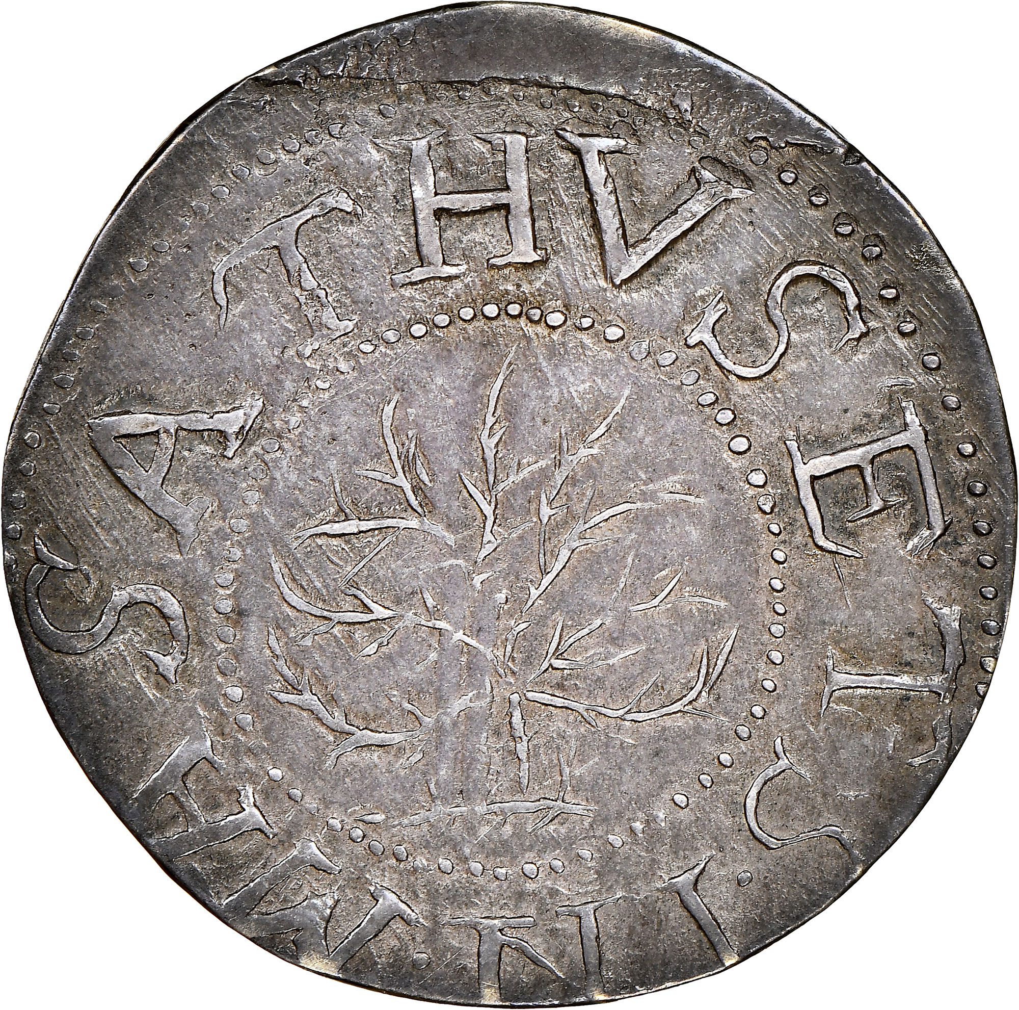 1652'IN'BOT OAK TREE MASSACHUSETTS 1S MS | Coin Explorer | NGC