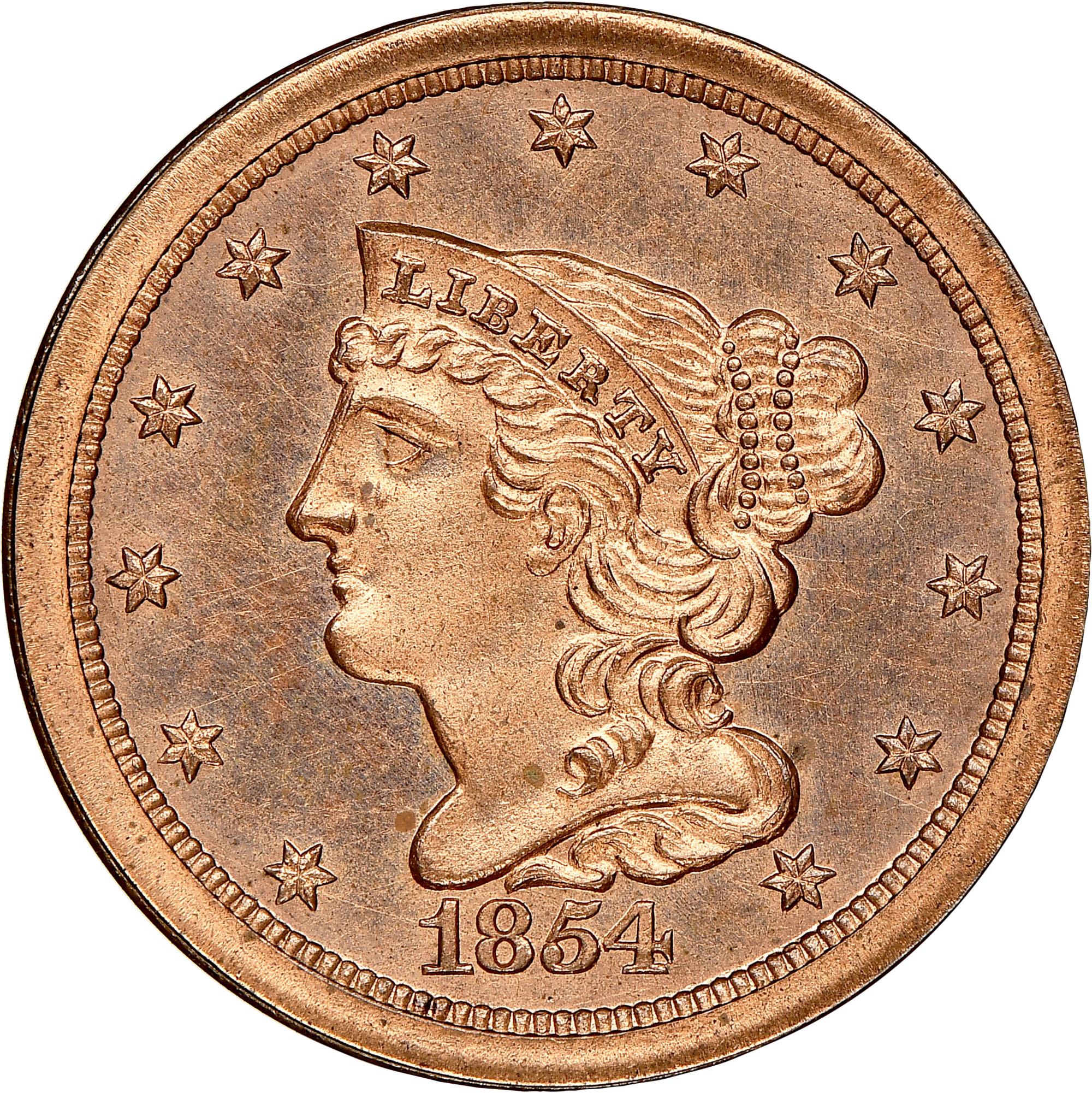 1854 1/2C PF | Coin Explorer | NGC
