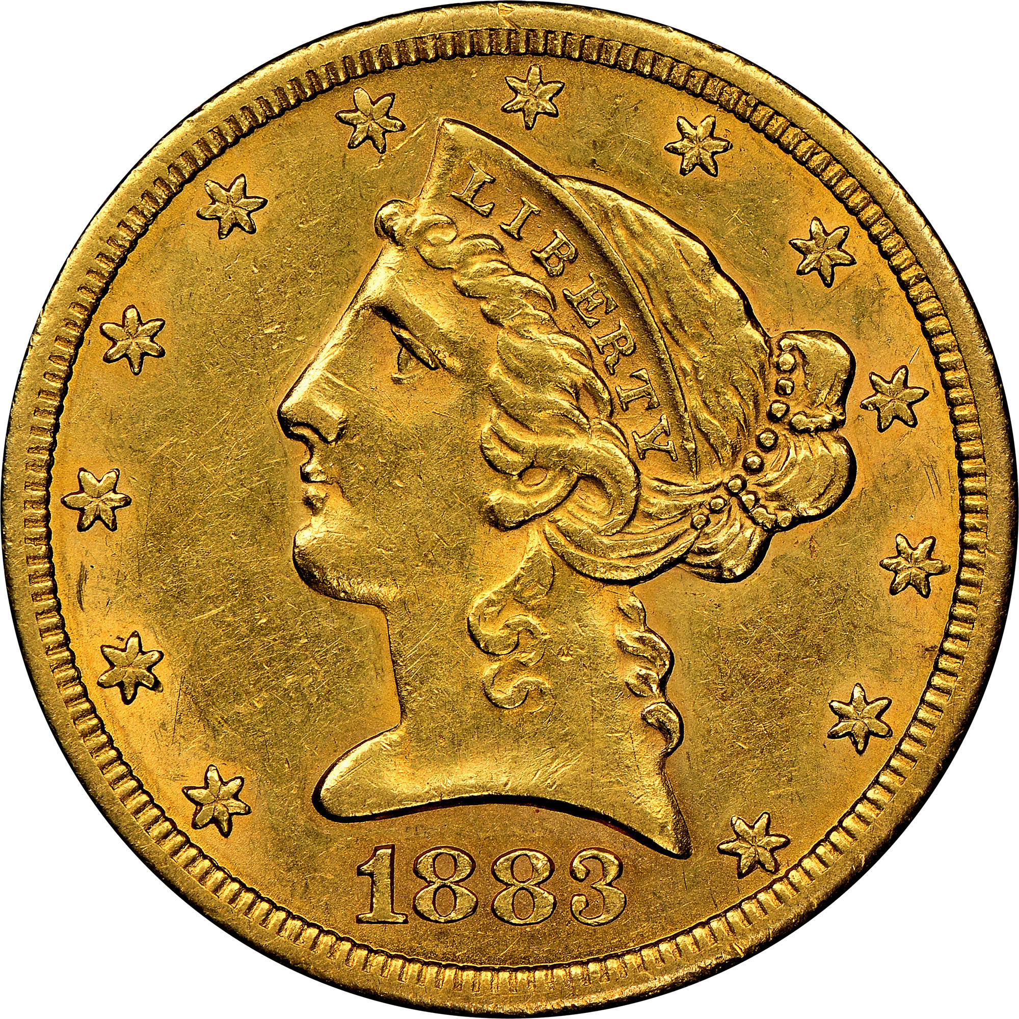 1883 CC $5 MS | Coin Explorer | NGC