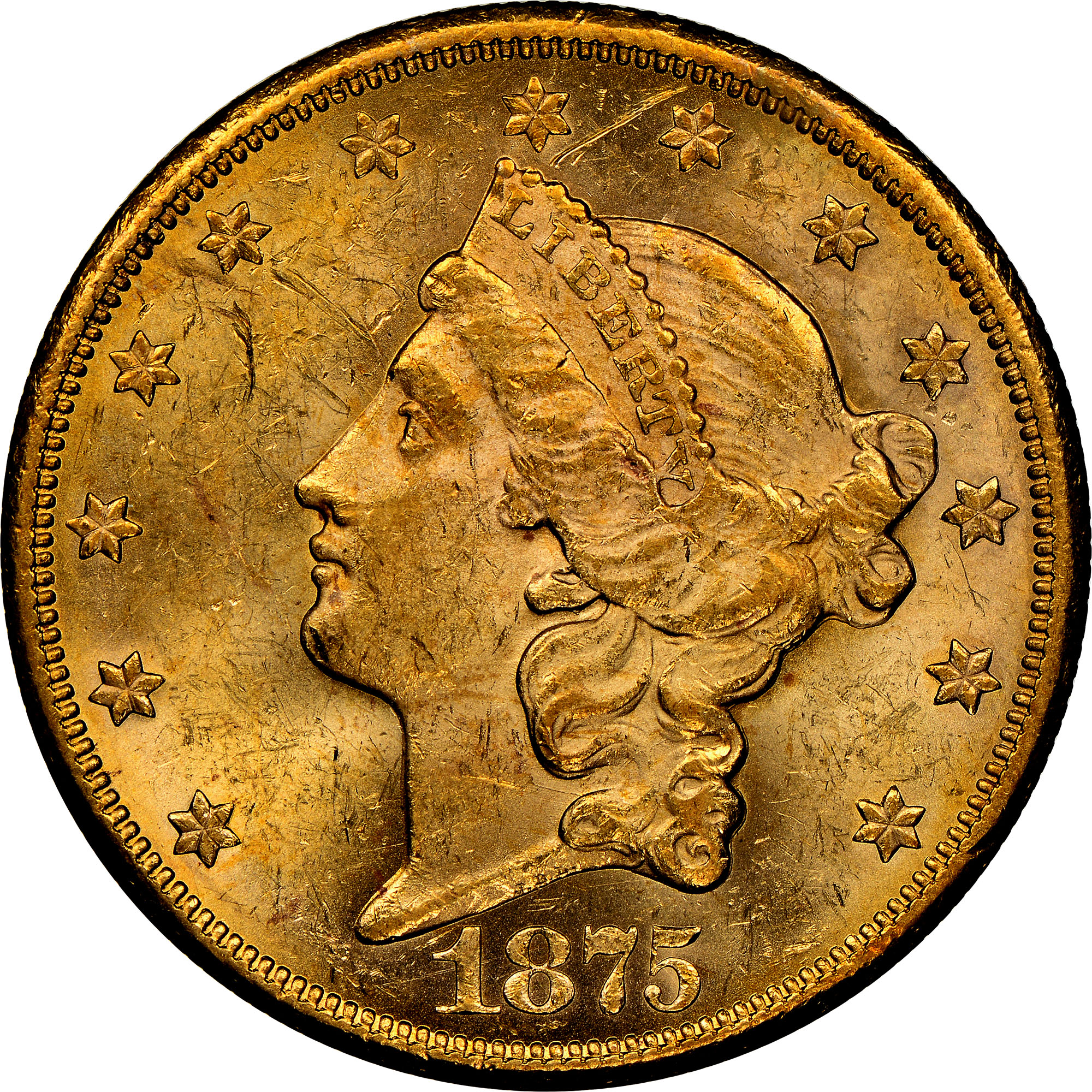 1875 CC $20 MS | Coin Explorer | NGC