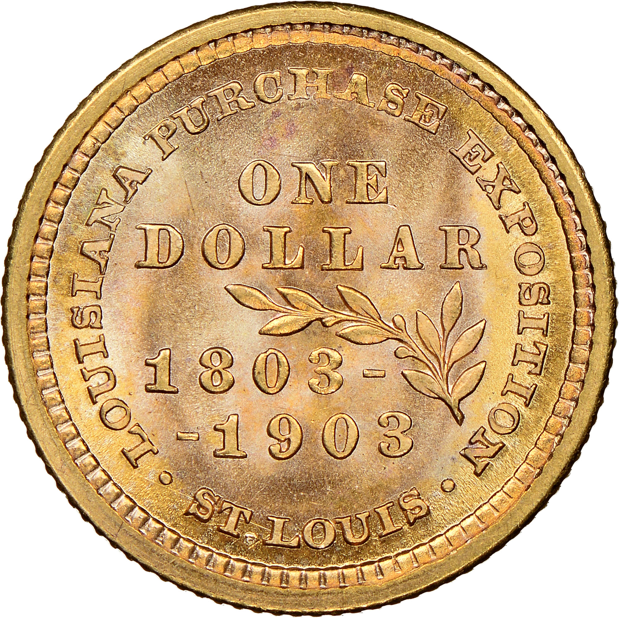 1903 JEFFERSON LOUISIANA PURCHASE G1 MS Coin Explorer NGC