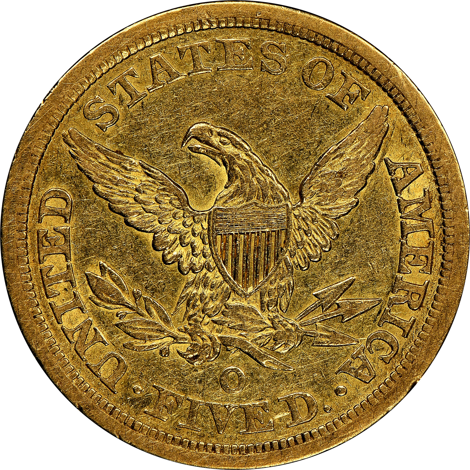 1845 O $5 MS | Coin Explorer | NGC