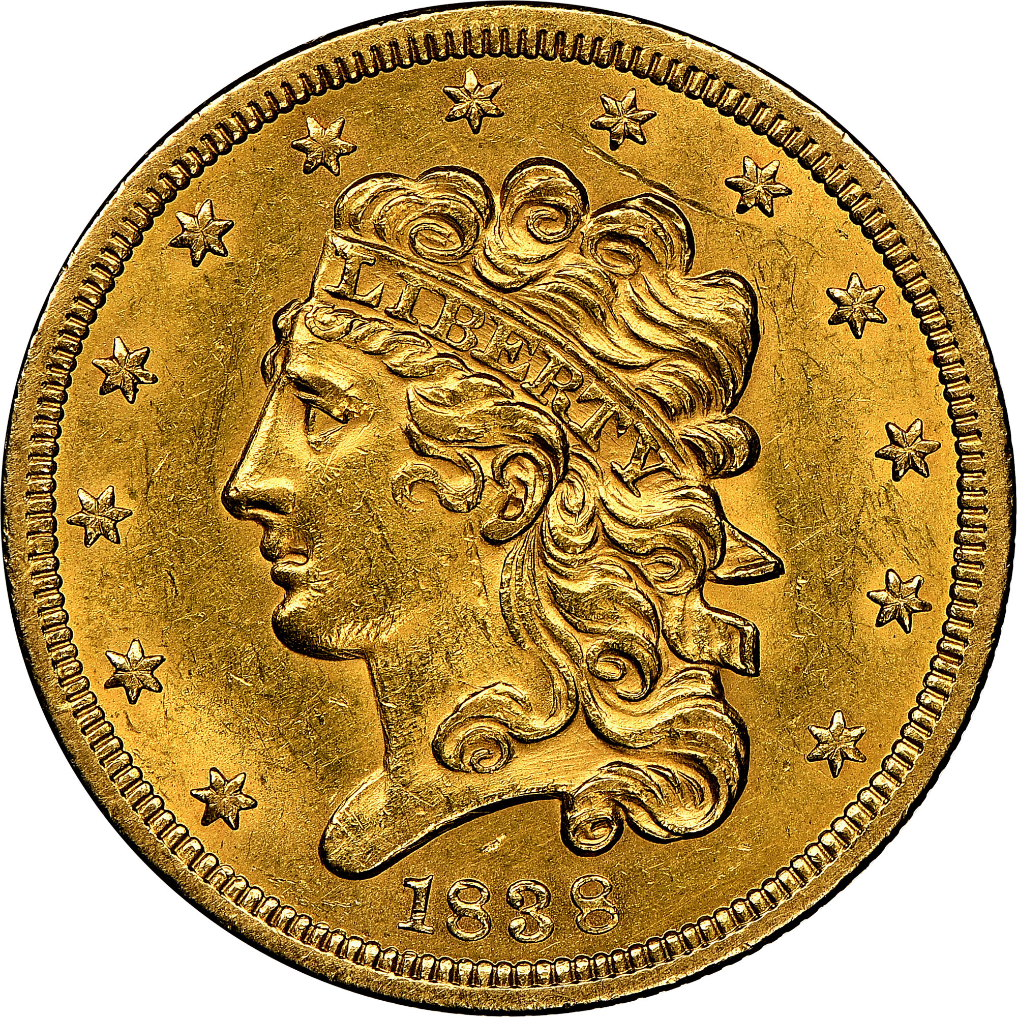 1838 $5 MS | Coin Explorer | NGC