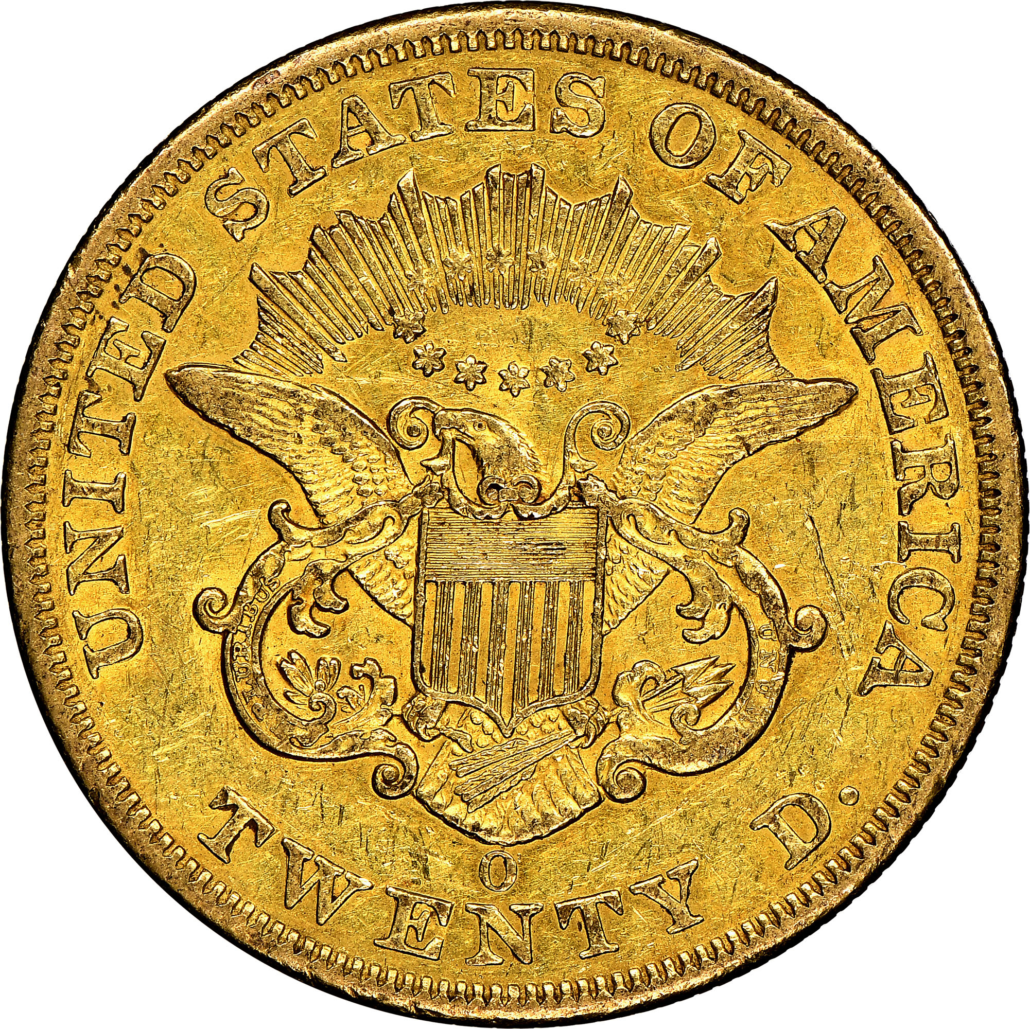 1851 O $20 MS | Coin Explorer | NGC