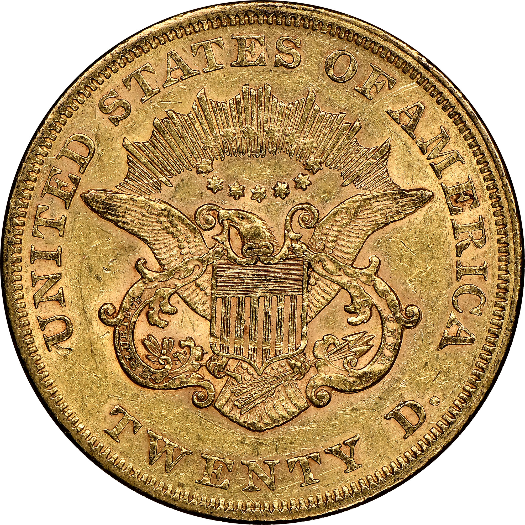 ニック様　(2件目) 1858 $20 MS | Coin Explorer | NGC