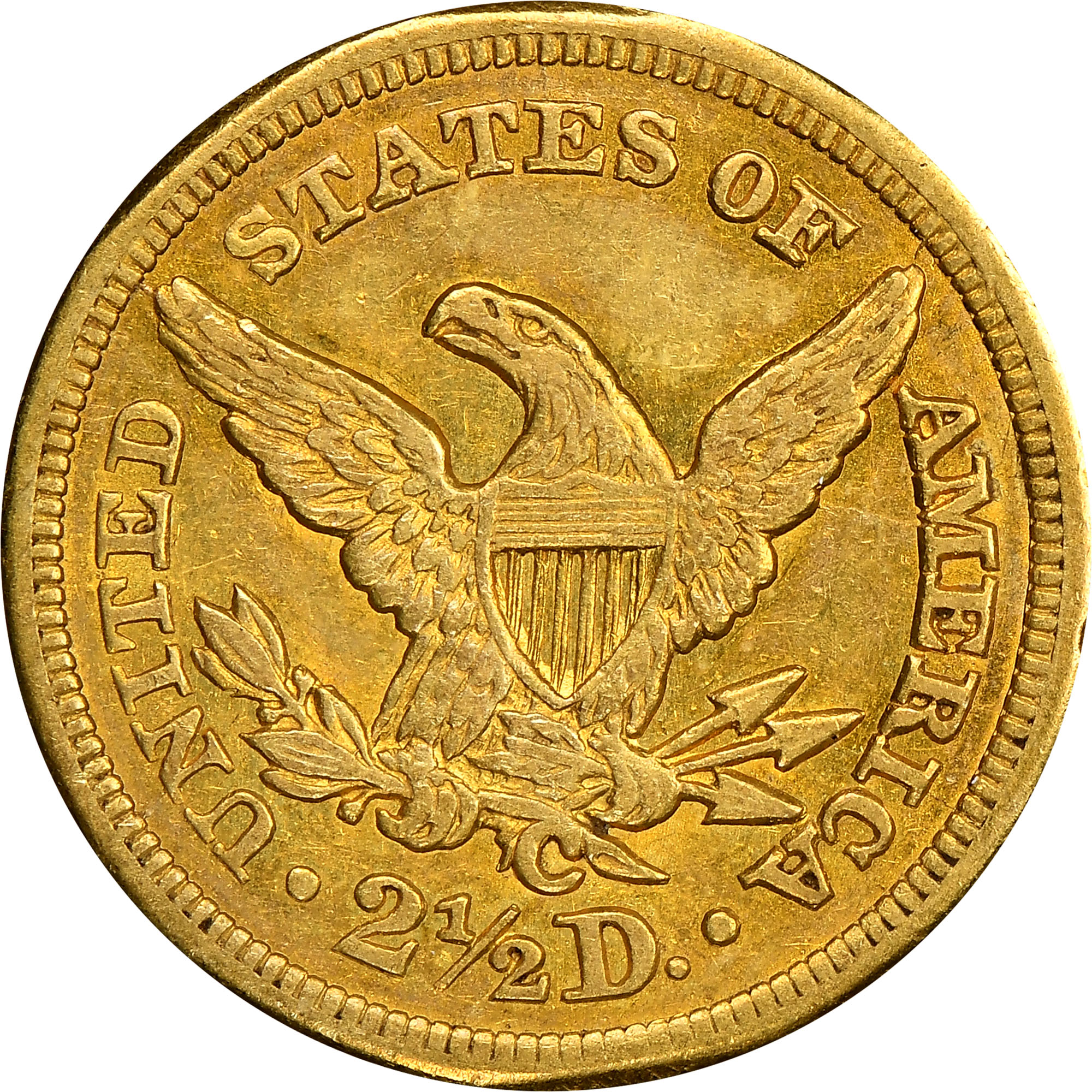 1848 C $2.5 MS | Coin Explorer | NGC