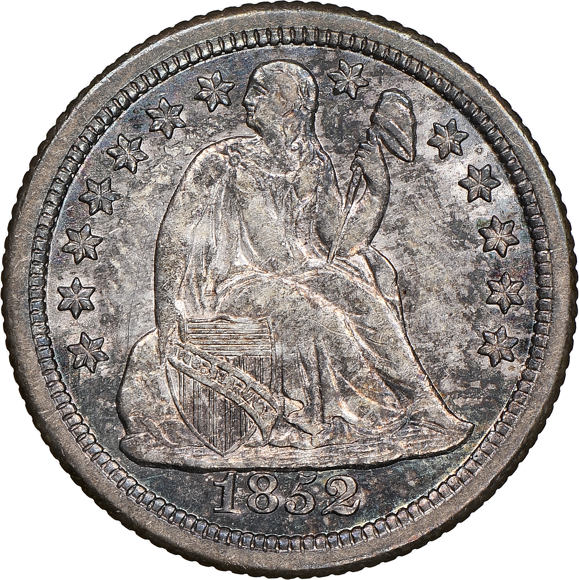 N70 1852 O 10C MS | Coin Explorer | NGC