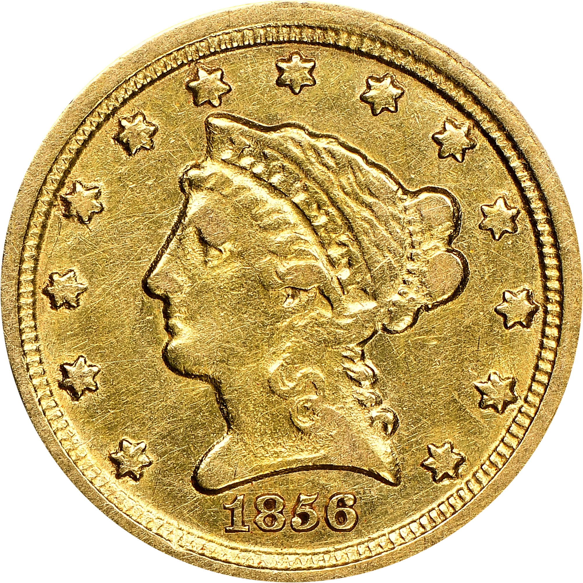 1856 D $2.5 MS | Coin Explorer | NGC