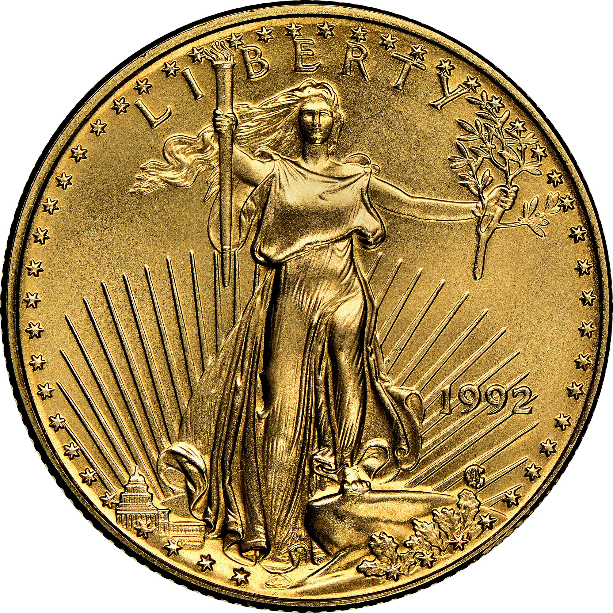1992 EAGLE G$25 MS | Coin Explorer | NGC
