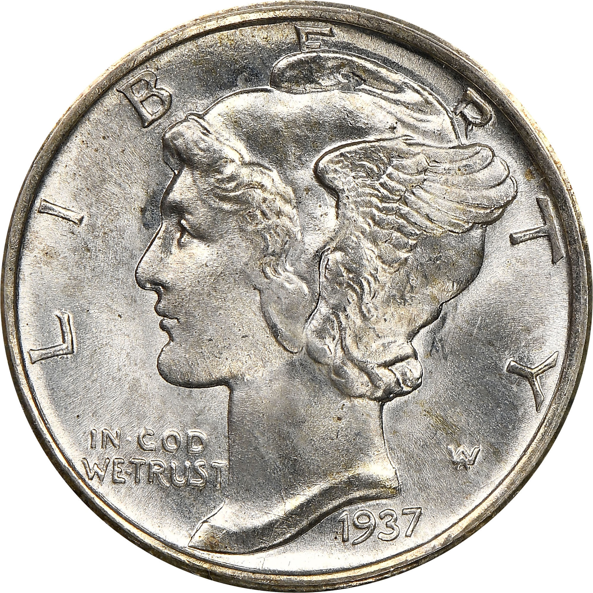 1937 S 10C MS | Coin Explorer | NGC