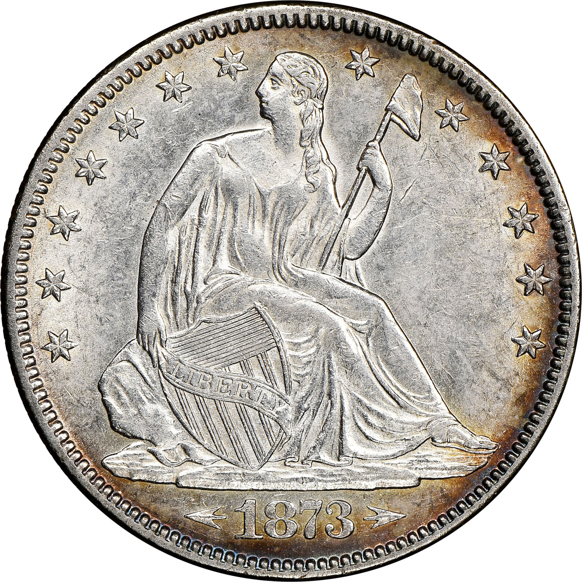 1873 ARROWS 50C MS | Coin Explorer | NGC