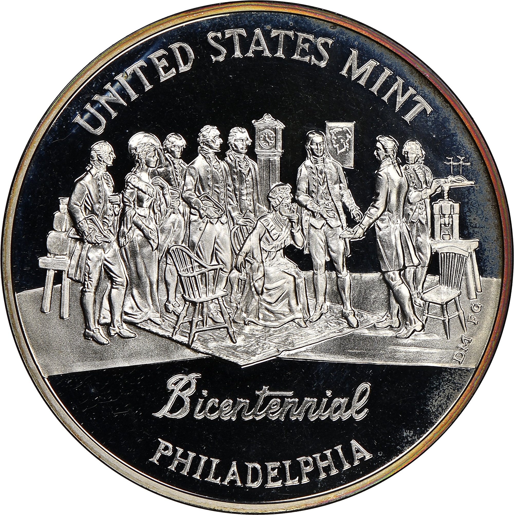 1993) P SILVER U.S. MINT BICENTENNIAL 38mm PF | Coin Explorer | NGC