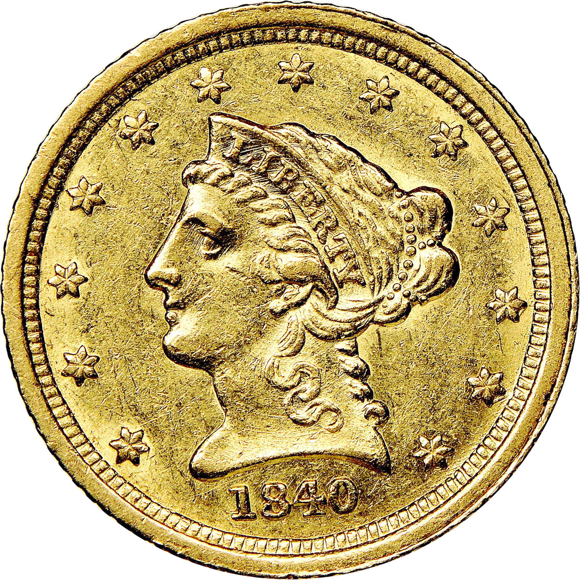1840 C $2.5 MS | Coin Explorer | NGC
