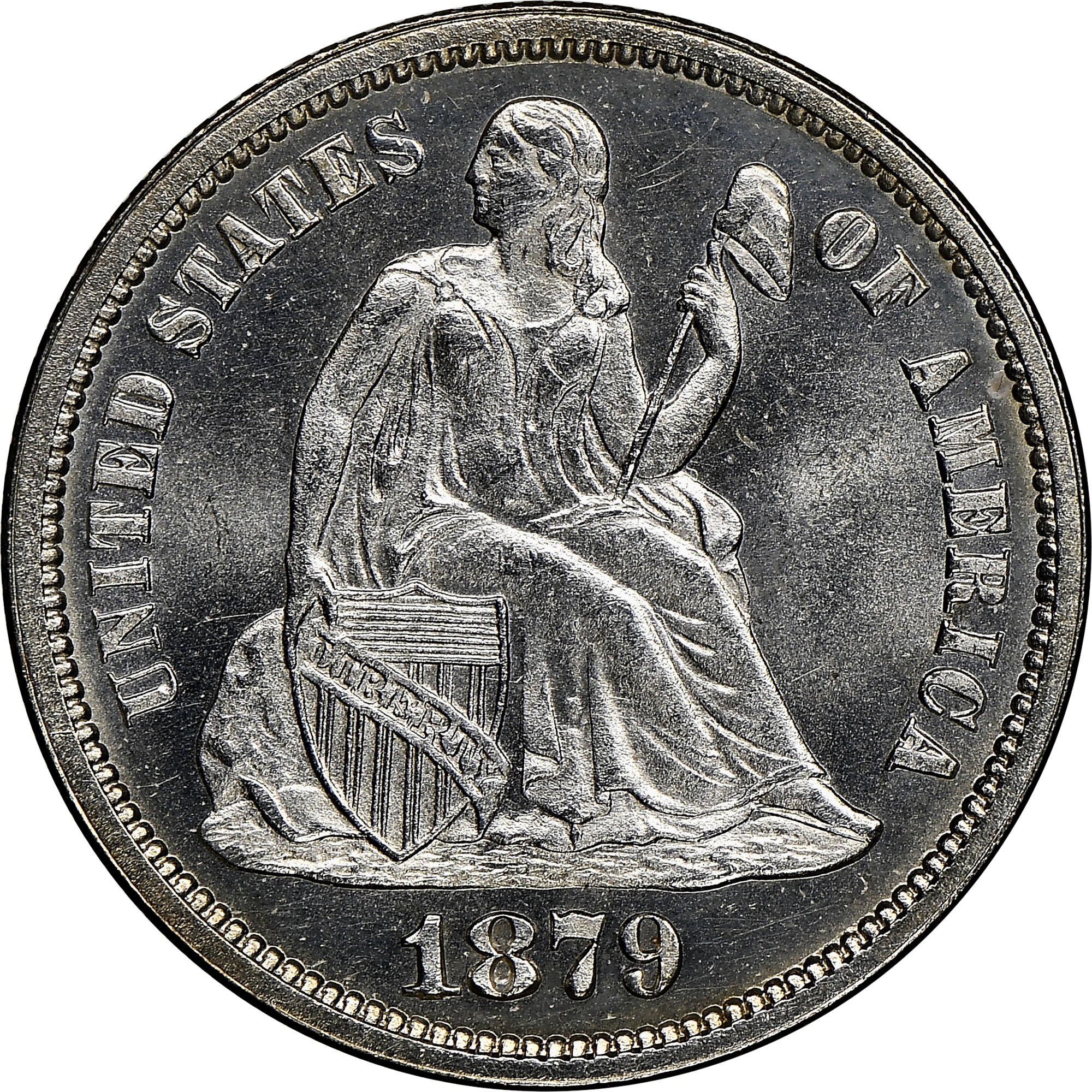1879 10C MS | Coin Explorer | NGC