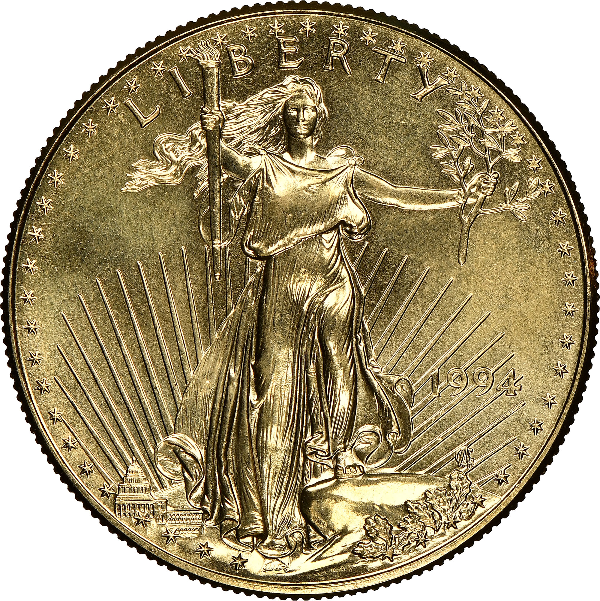 1994 EAGLE G$50 MS | Coin Explorer | NGC