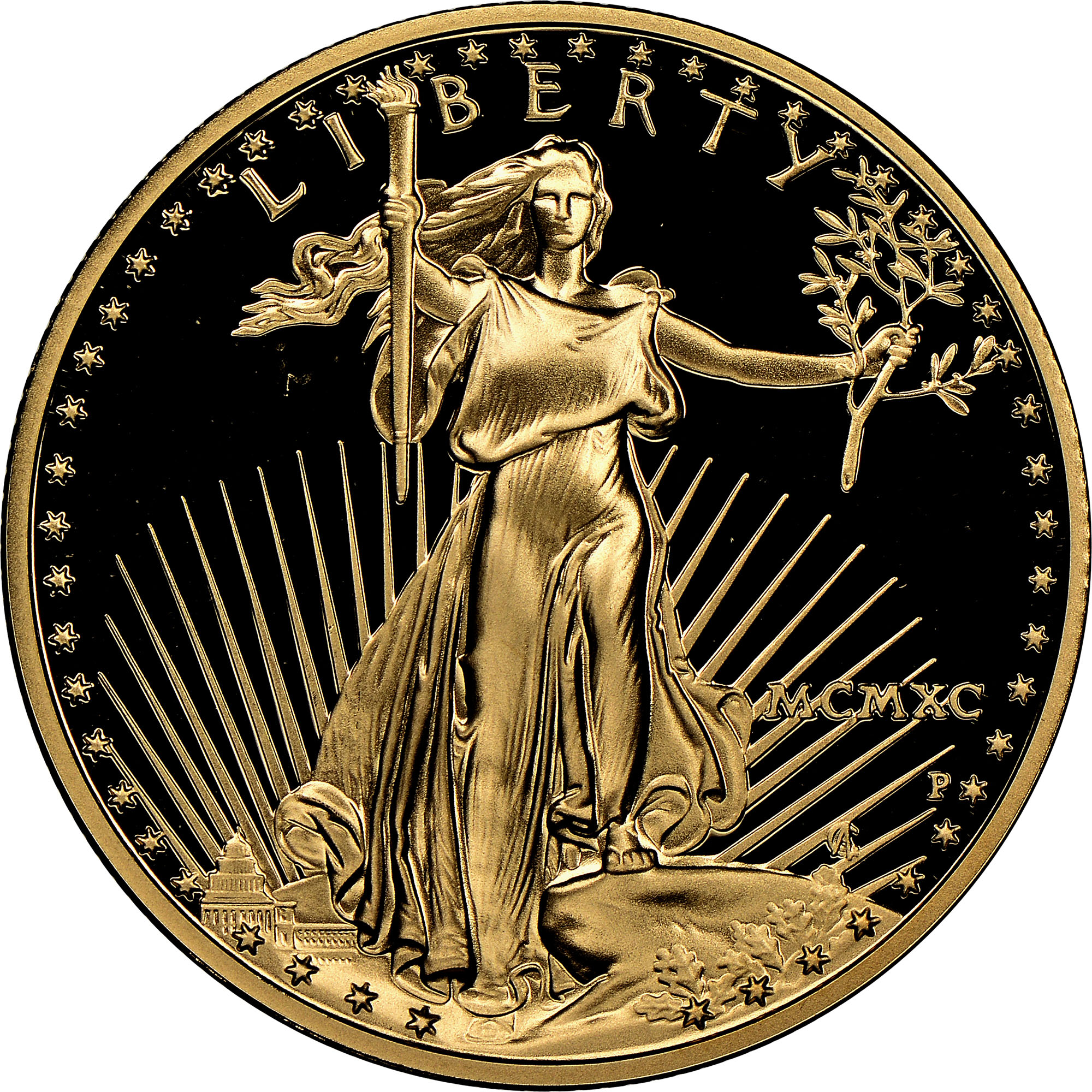 1990 P EAGLE G$25 PF | Coin Explorer | NGC