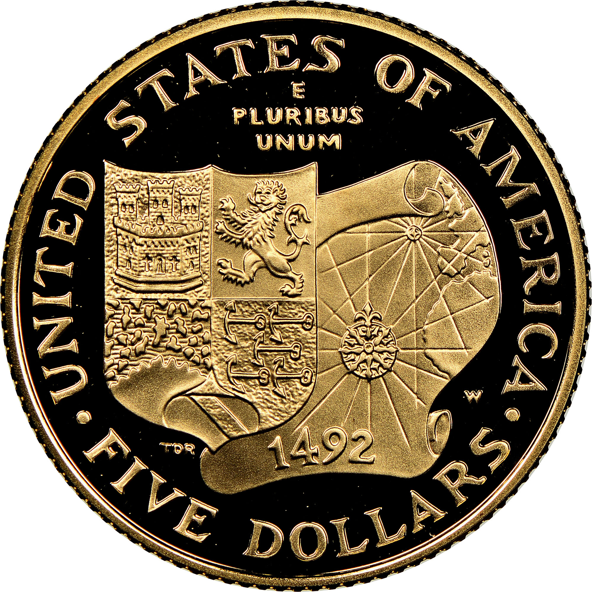 1992 W COLUMBUS QUINCENTENARY $5 PF | Coin Explorer | NGC