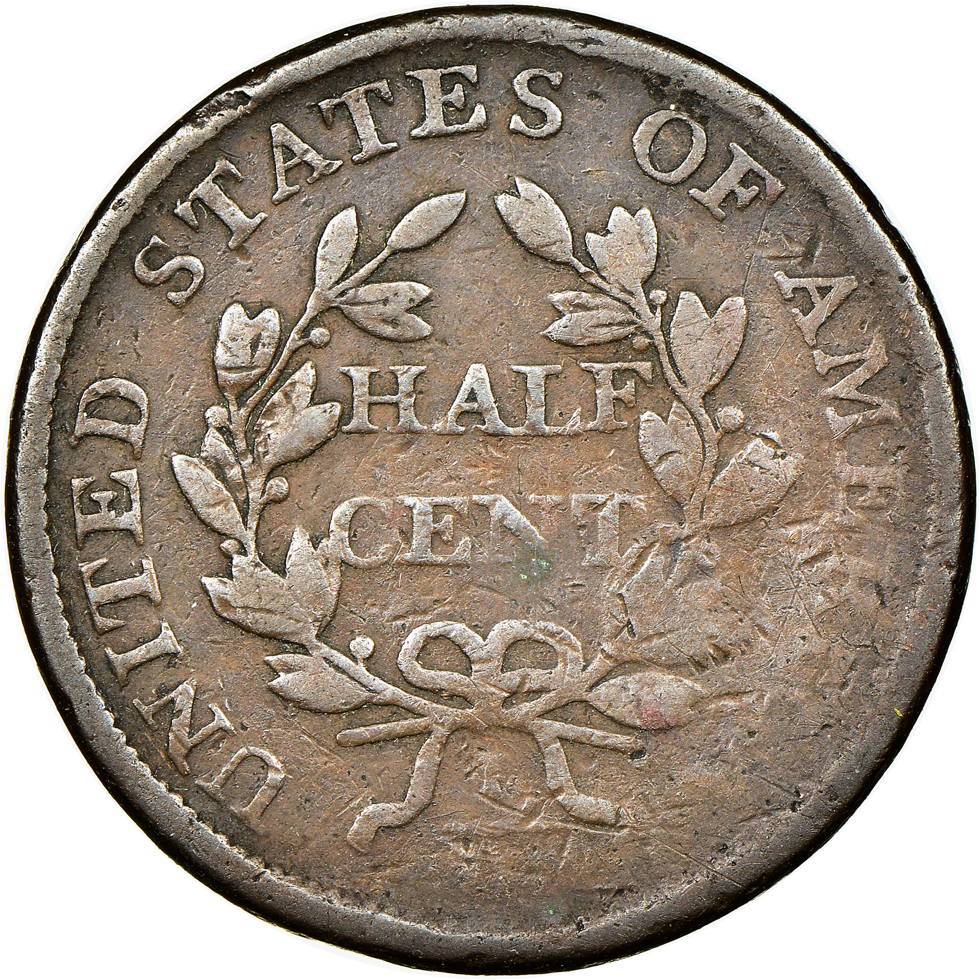 1117.　激レア　年代物　1806年　アメリカ　ドレイブパスト　ハーフセント 1806 1/2C MS | Coin Explorer | NGC