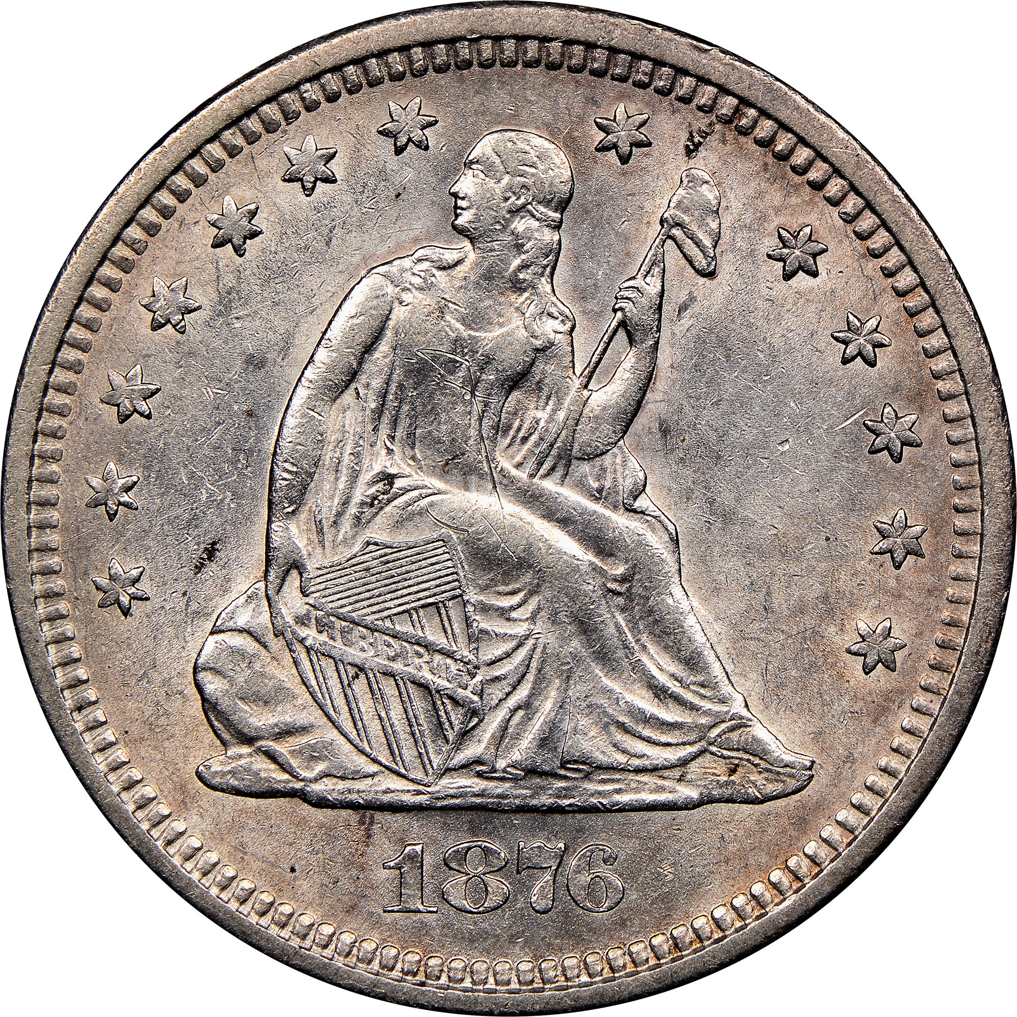 1876 S 25C MS | Coin Explorer | NGC