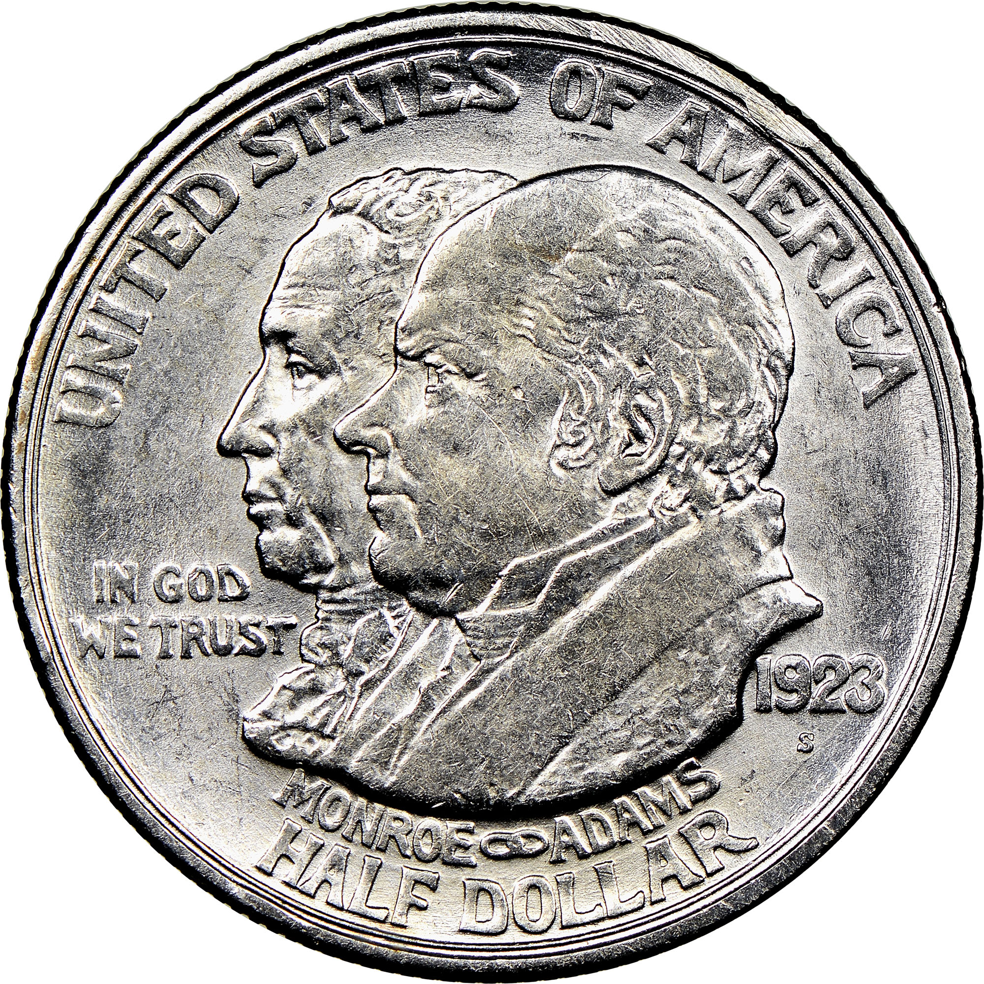 1923 S MONROE 50C MS | Coin Explorer | NGC