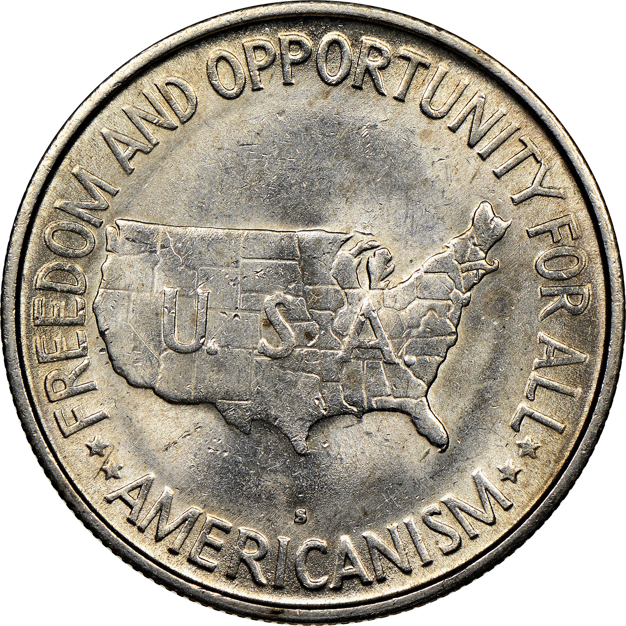 1954 S WASHINGTON-CARVER 50C MS | Coin Explorer | NGC