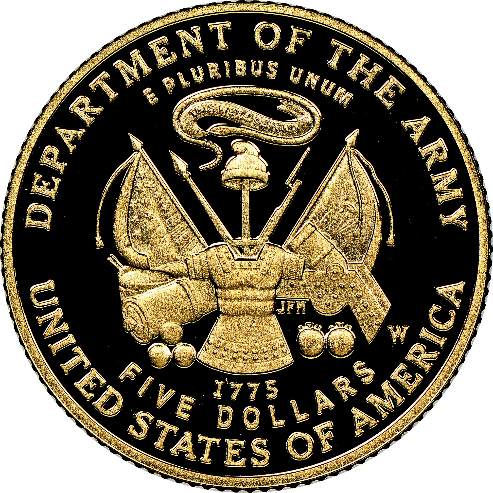 2011 W UNITED STATES ARMY 5 PF Coin Explorer NGC