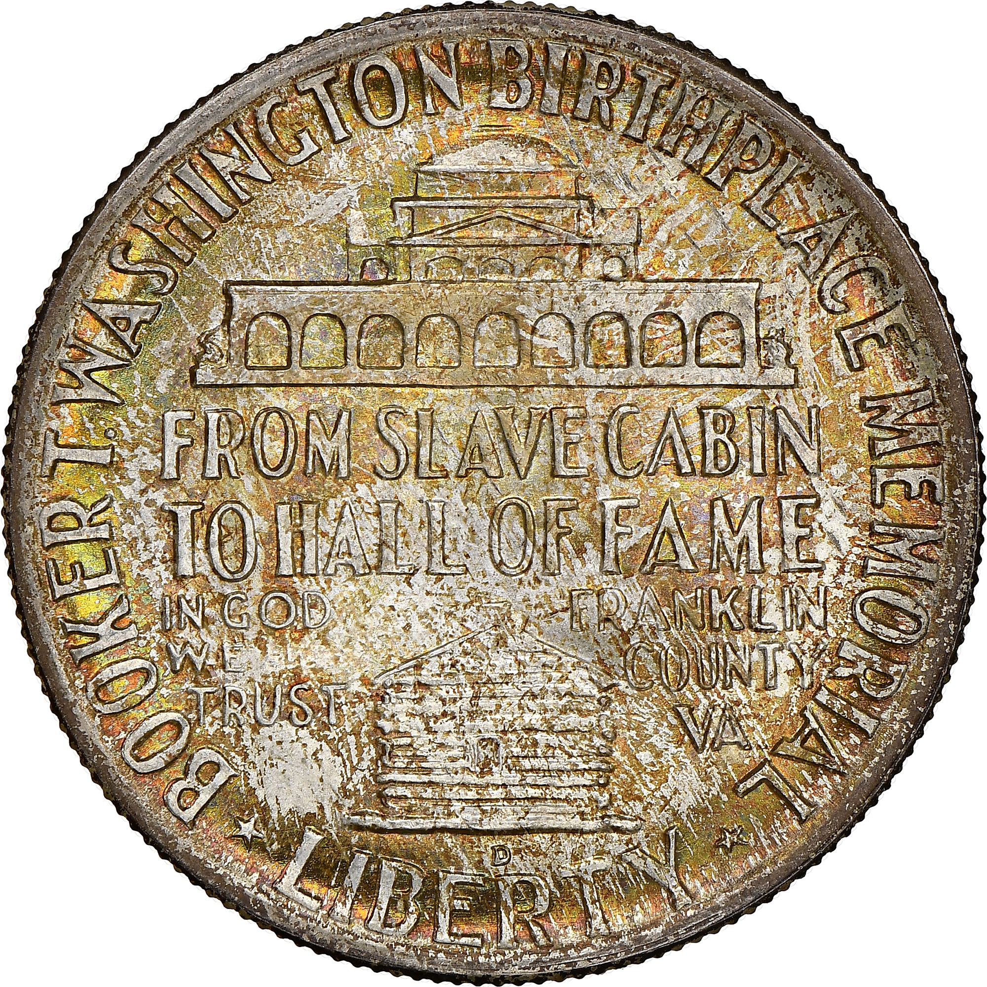 1946年 タイ 50サタン ユースバスト NGC高鑑定 1946 D BOOKER T. WASHINGTON 50C MS | Coin Explorer | NGC