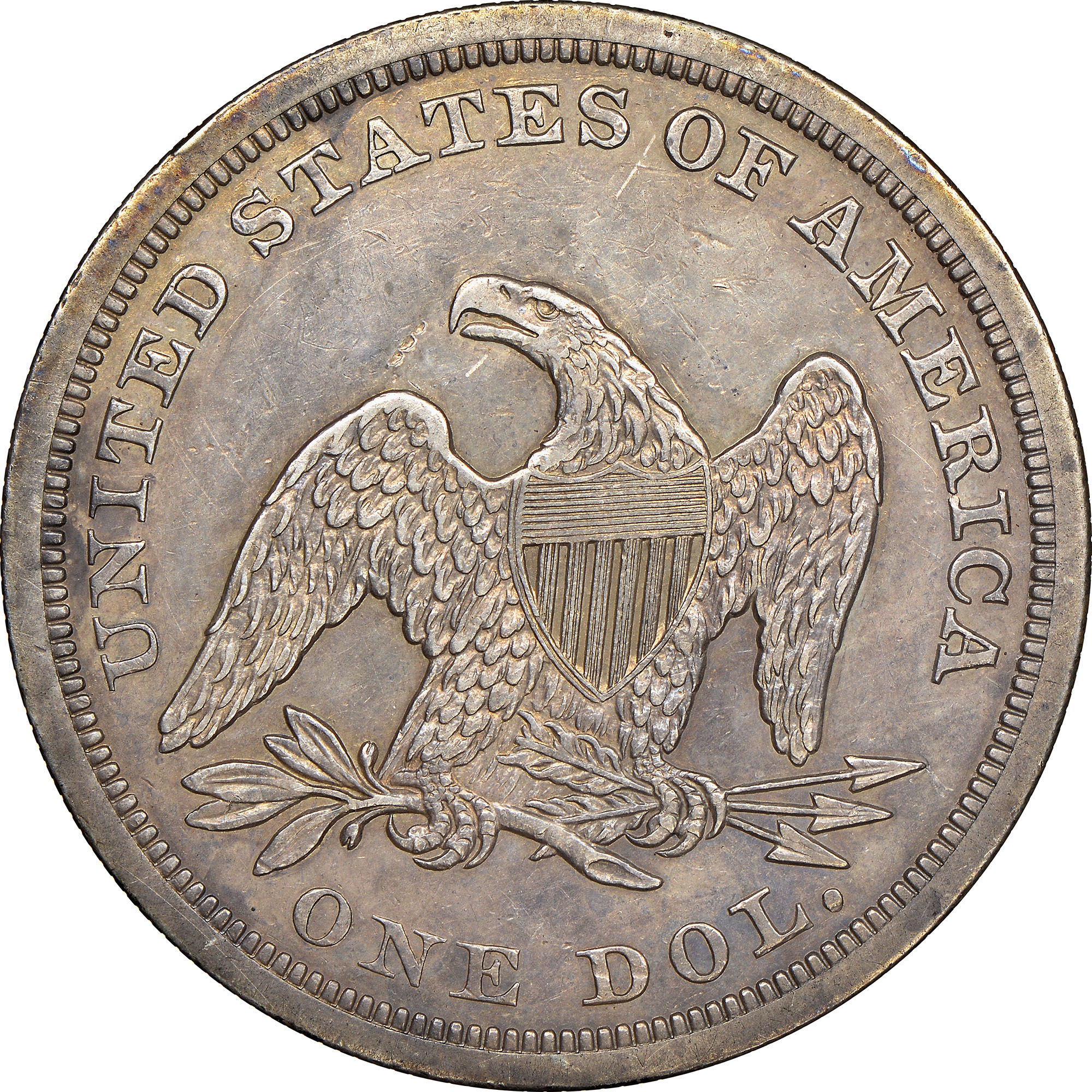 2629.　貴重　1858年　アメリカ　イーグル　1セント 硬貨 1858 LARGE LETTERS 1C MS | Coin Explorer | NGC