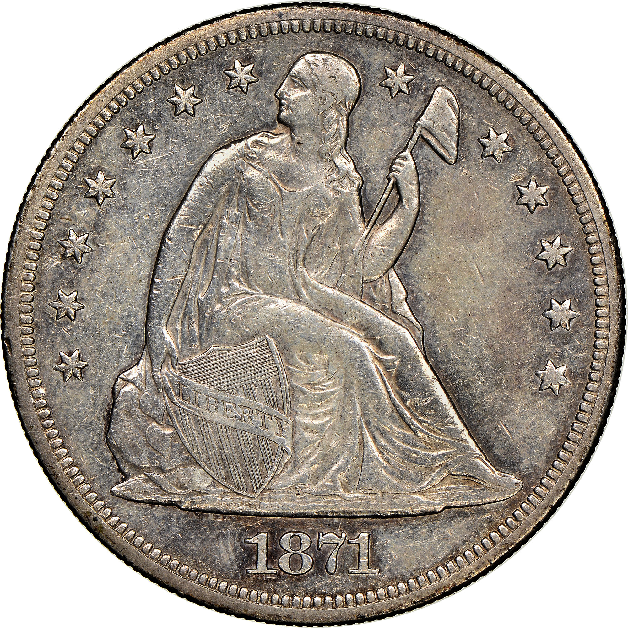 1871 CC $1 MS | Coin Explorer | NGC