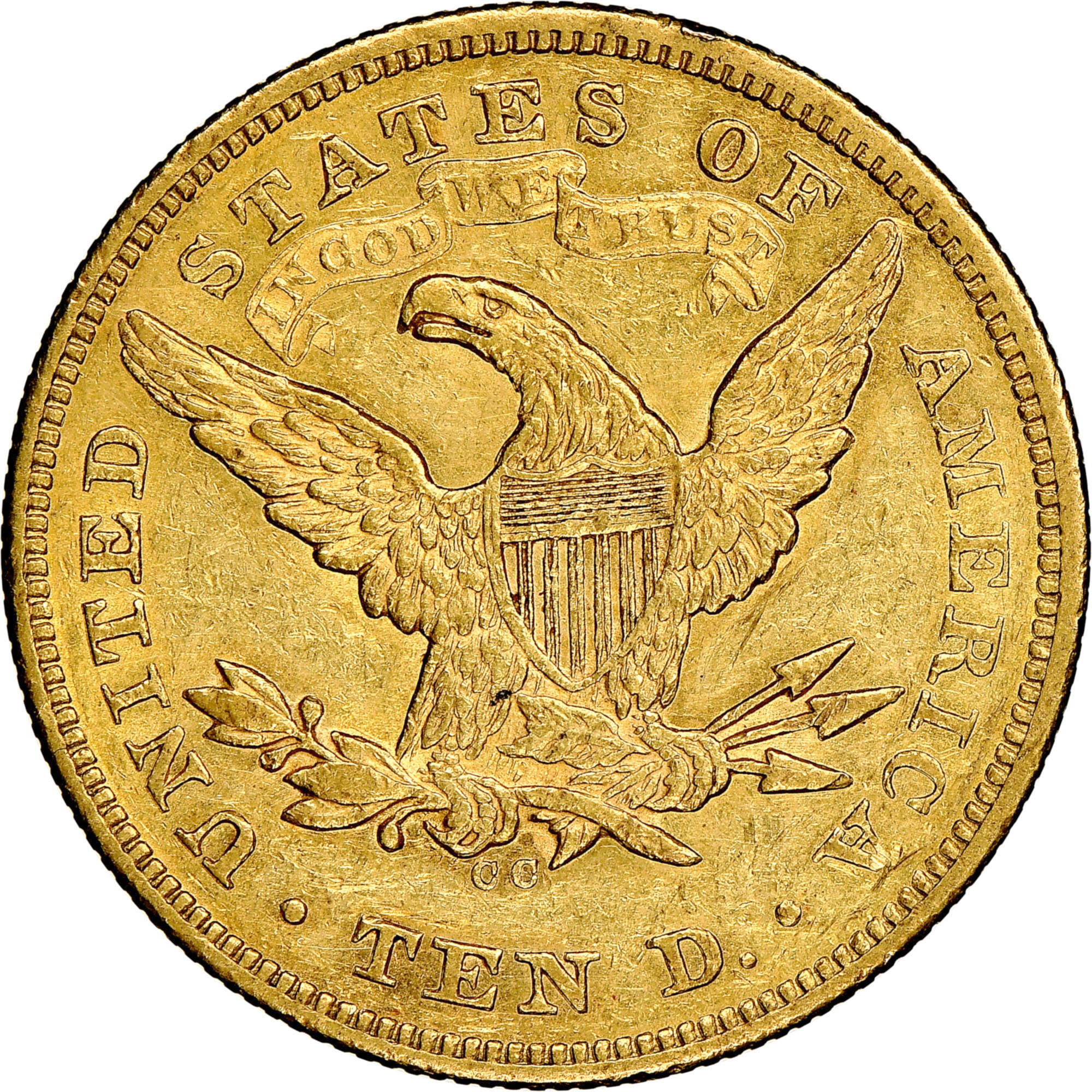 1871 CC $10 MS | Coin Explorer | NGC