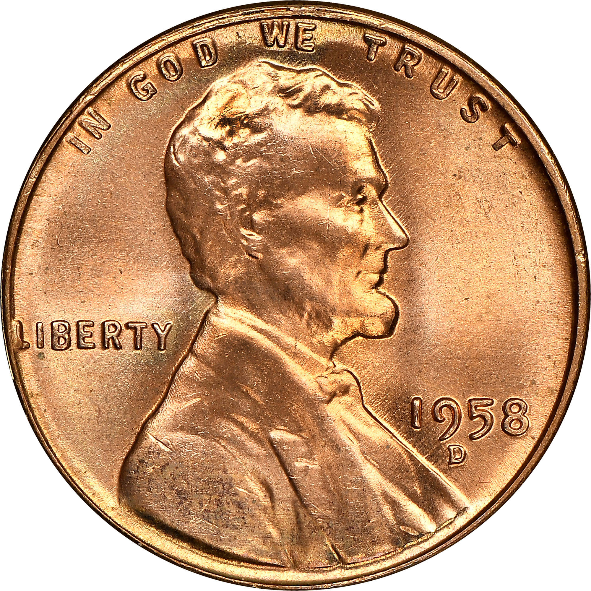1958 D 1C MS | Coin Explorer | NGC