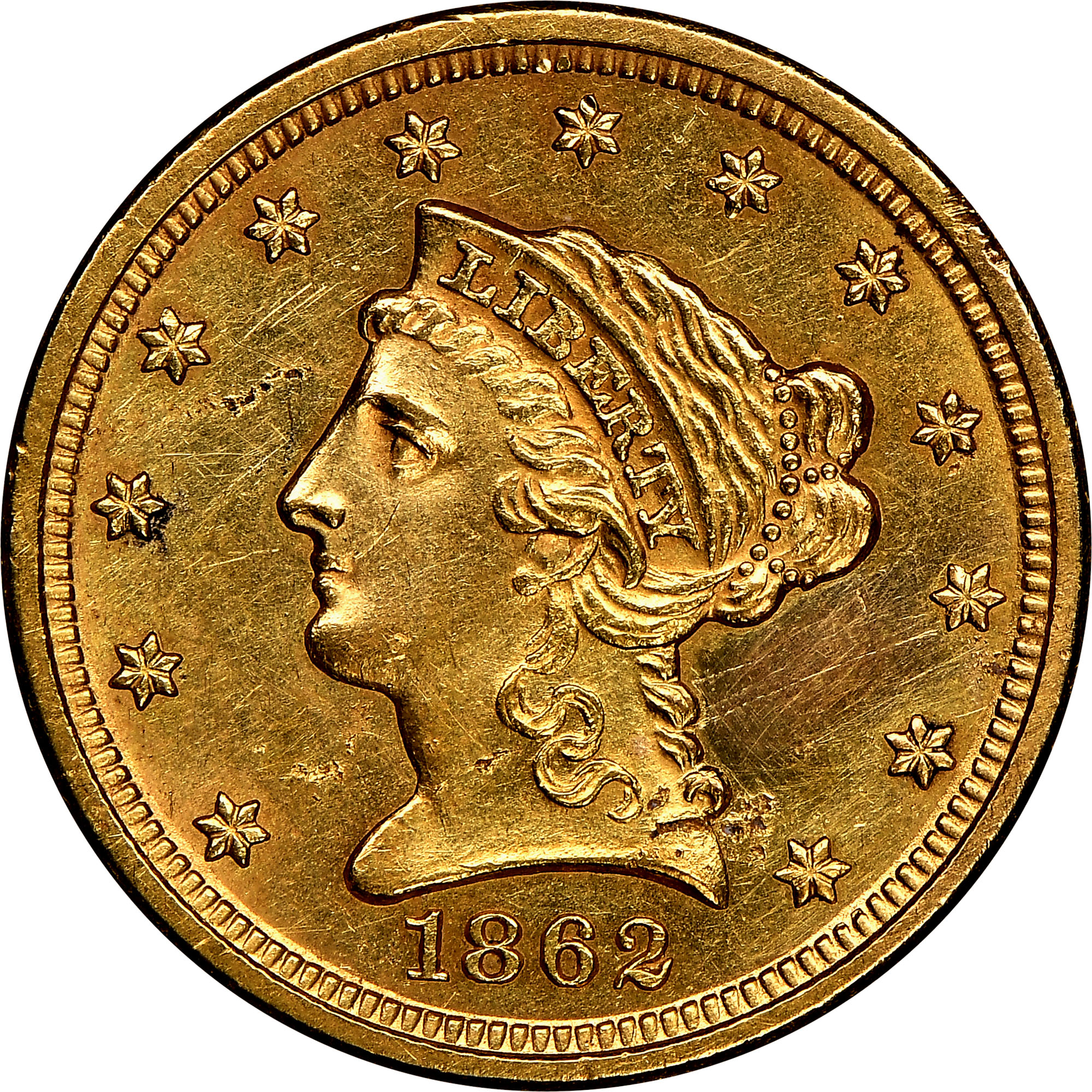 1862 S $2.5 MS | Coin Explorer | NGC