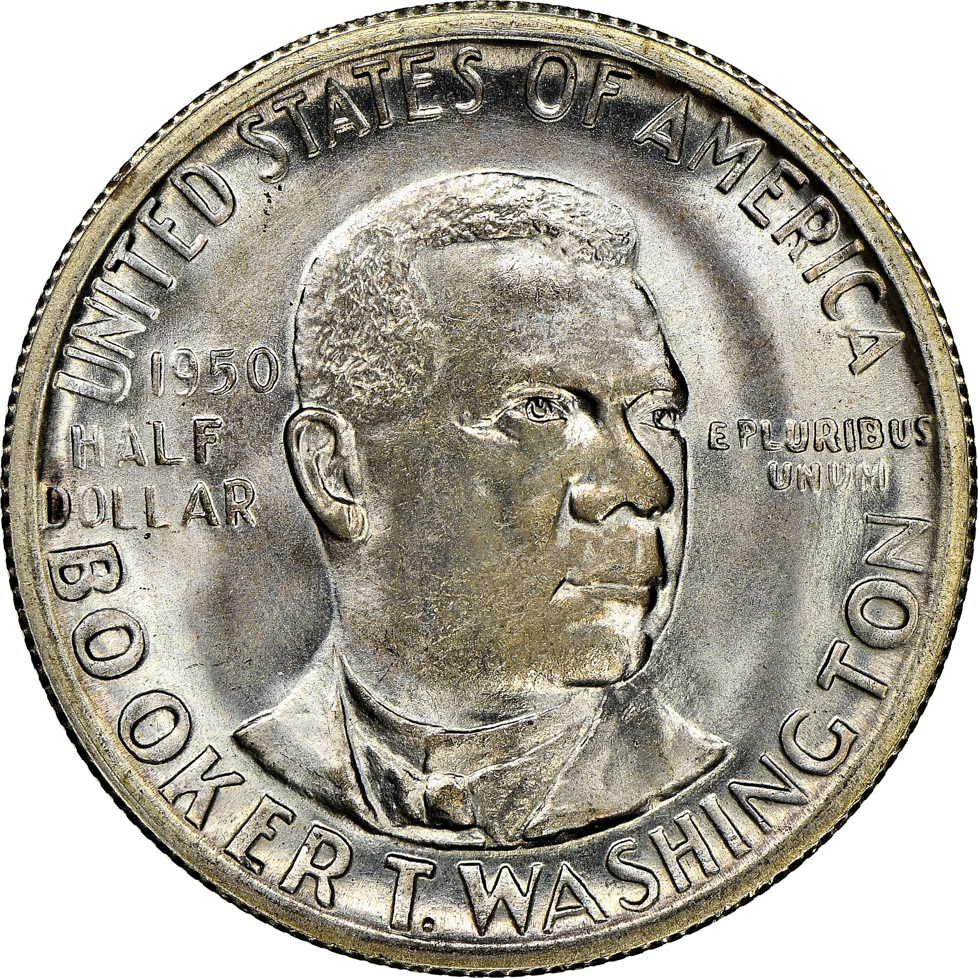 1950-S ブッカー·T·ワシントン ハーフダラー MS62 1950 S BOOKER T. WASHINGTON 50C MS | Coin Explorer | NGC