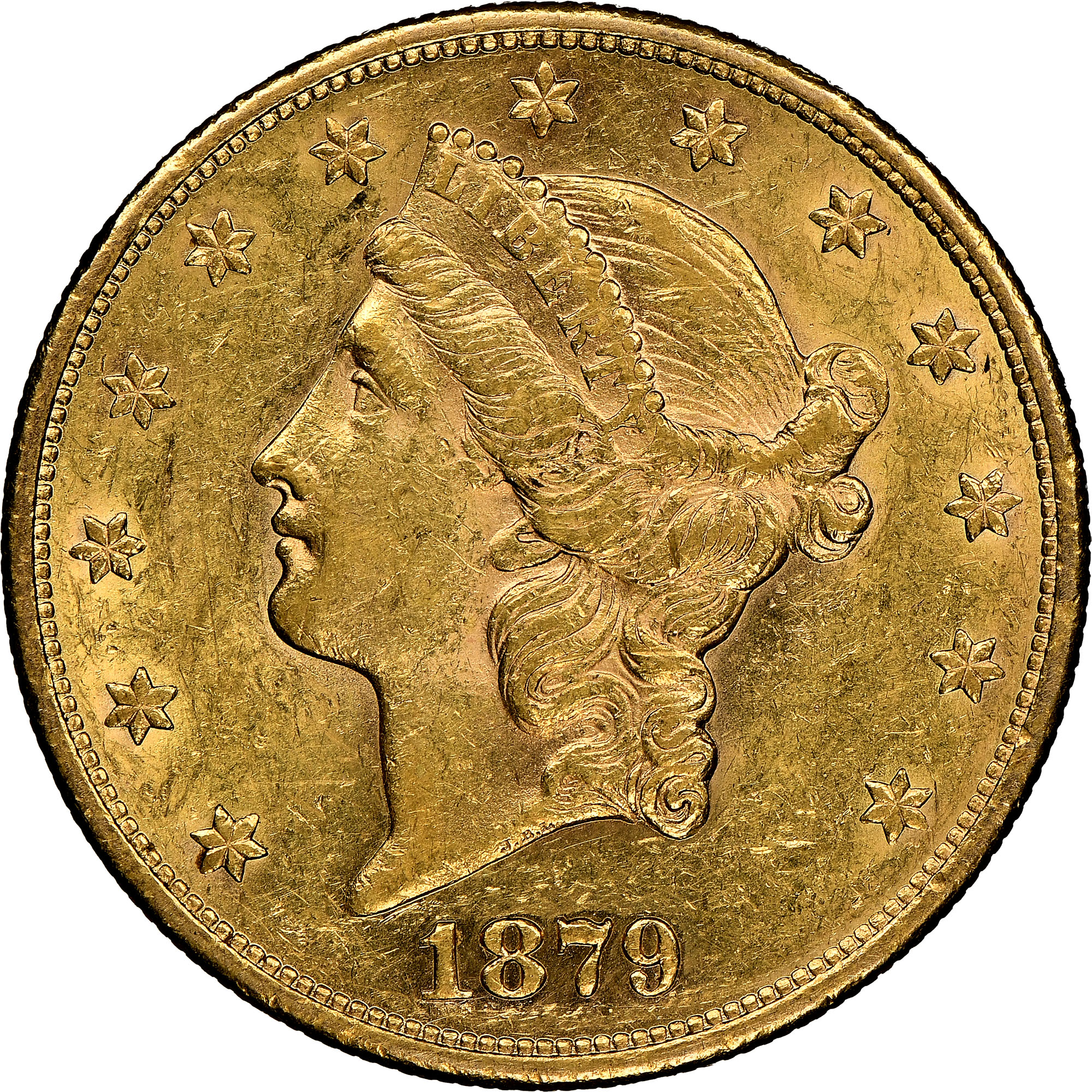 1879 S $20 MS | Coin Explorer | NGC