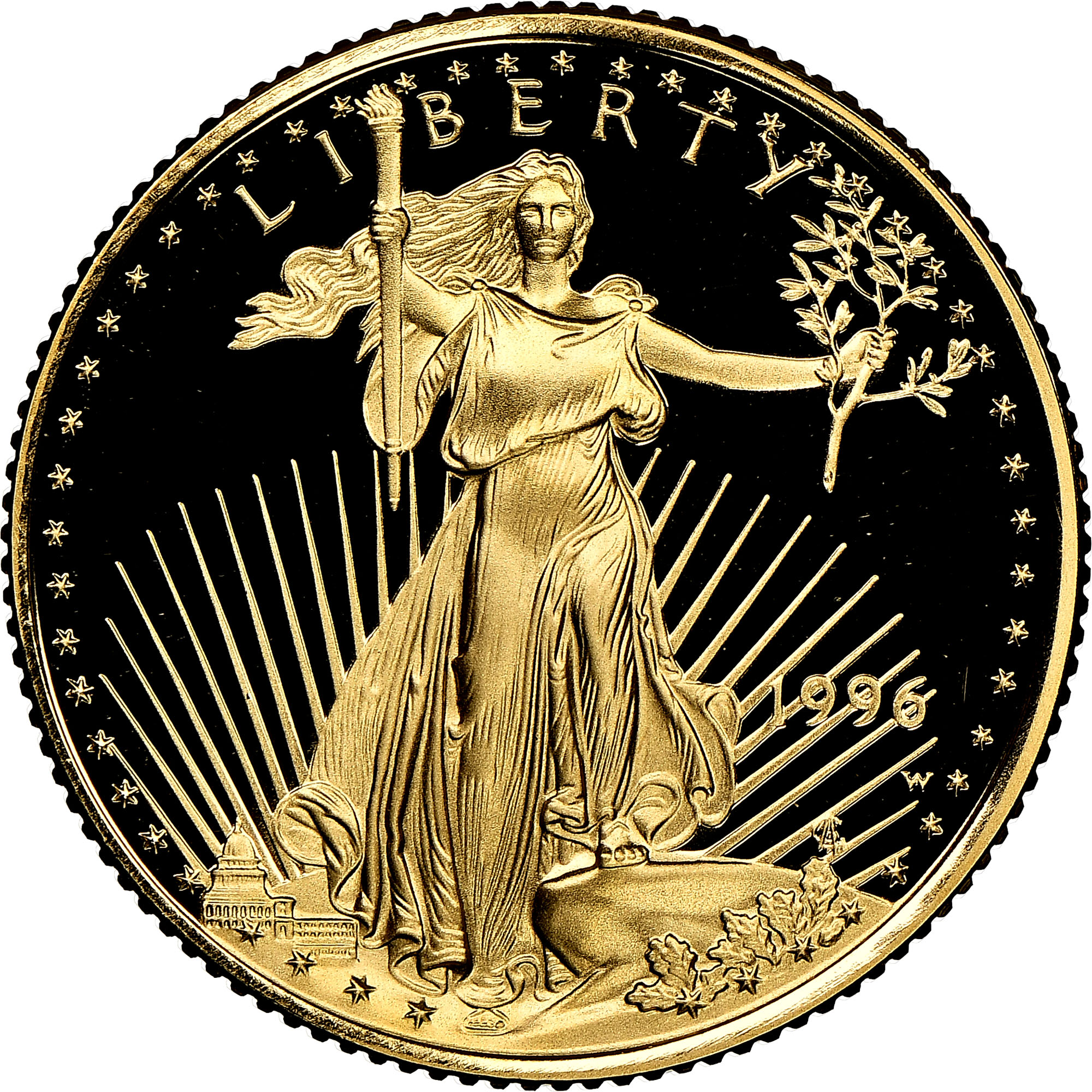 ユーカページ フルーズゴールド ノーマル10点 1996 W EAGLE G$10 PF | Coin Explorer | NGC