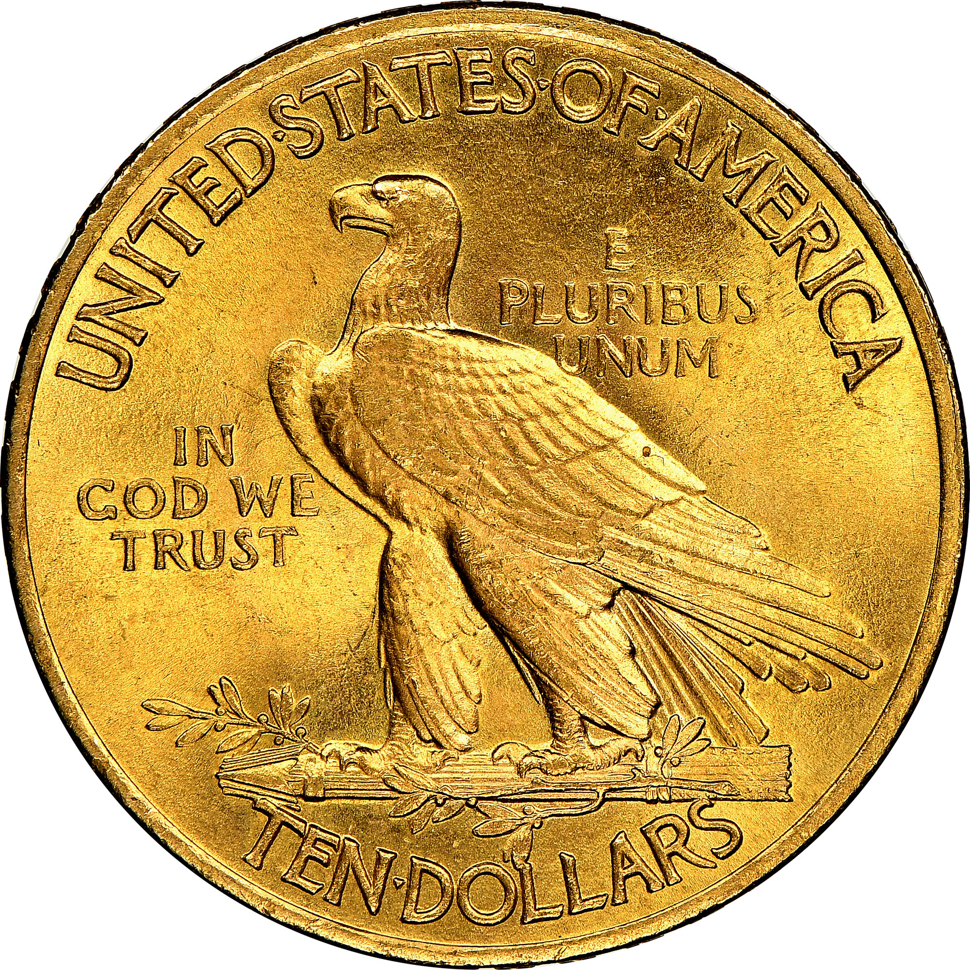 1908 MOTTO $10 MS | Coin Explorer | NGC