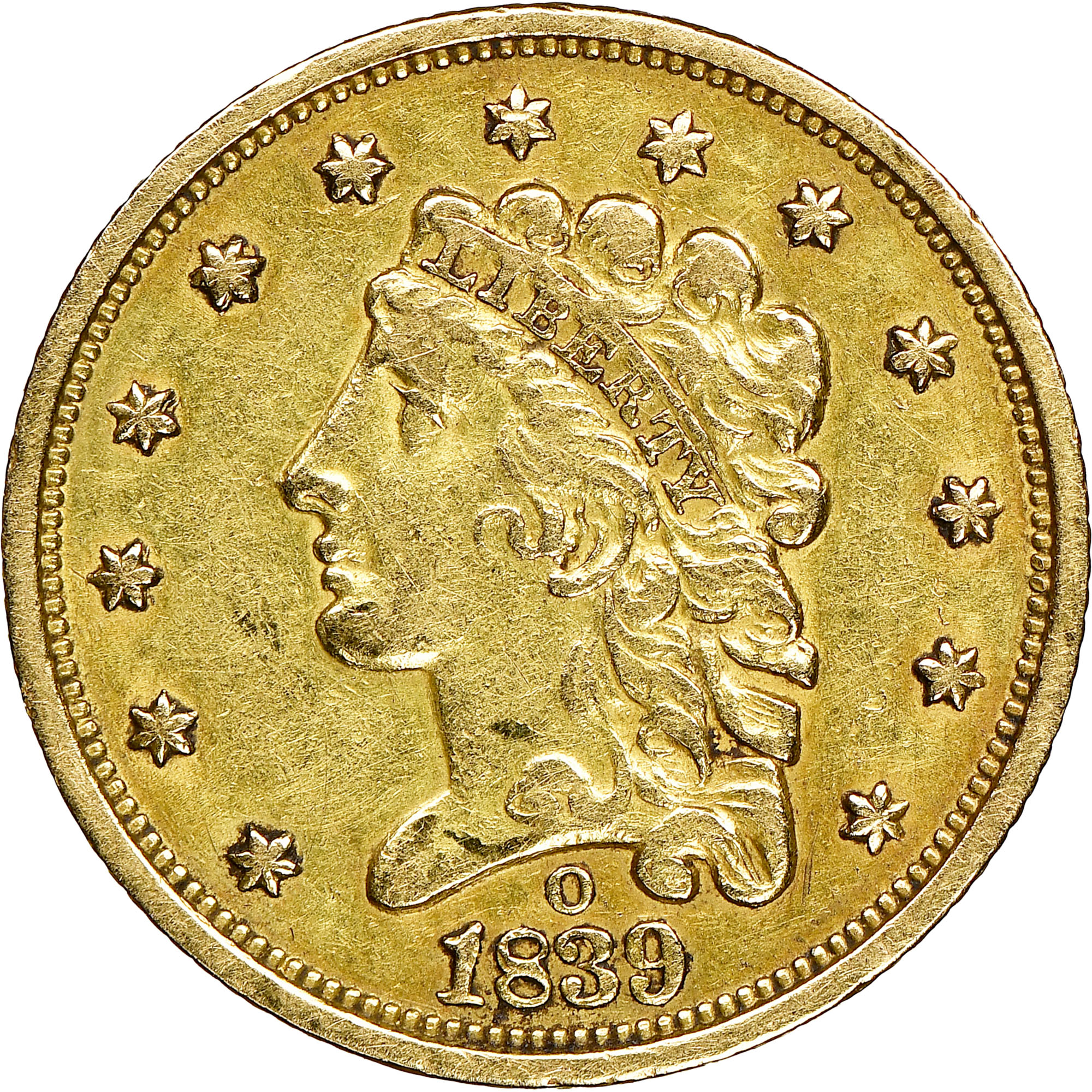 1839 O $2.5 MS | Coin Explorer | NGC