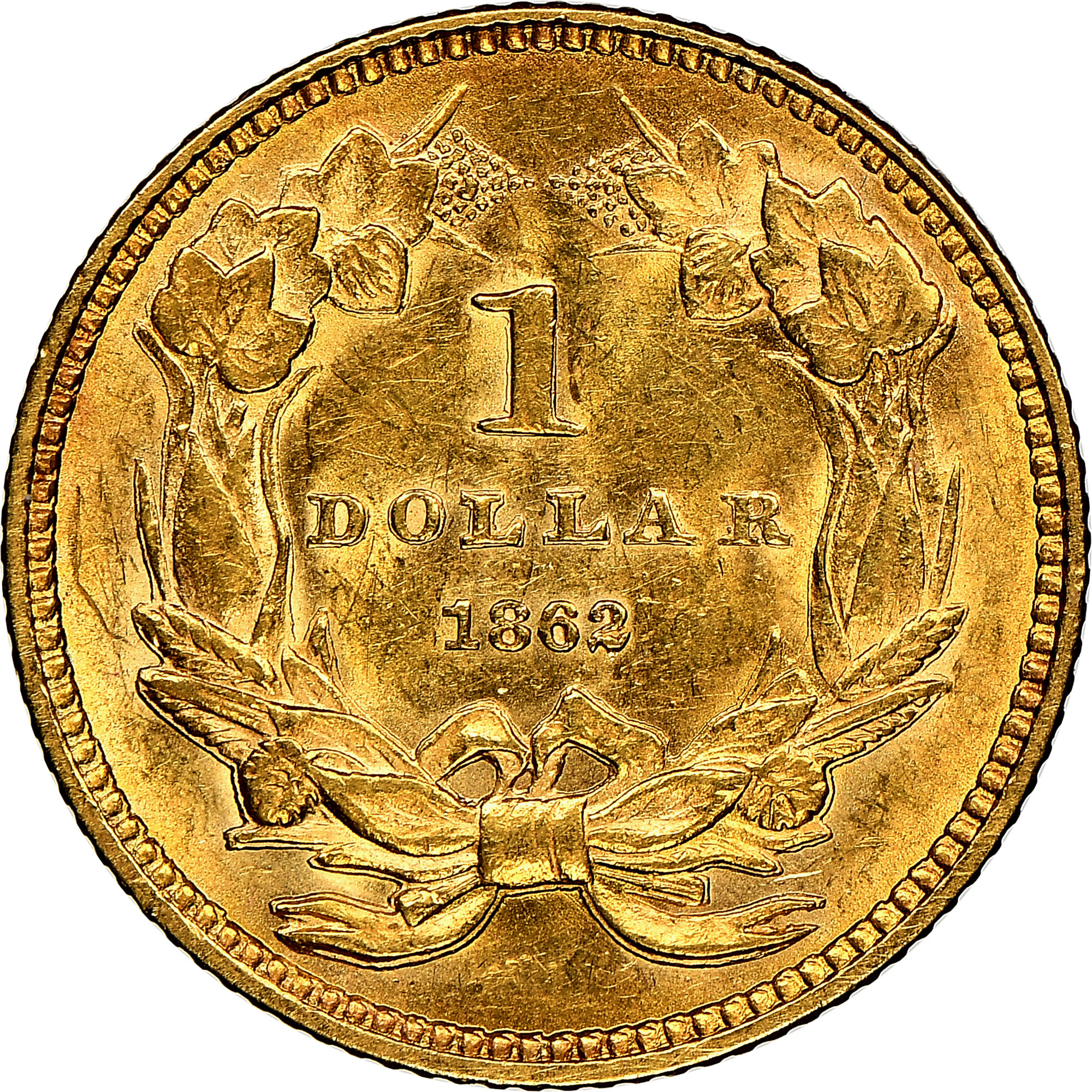 1862 G$1 MS | Coin Explorer | NGC
