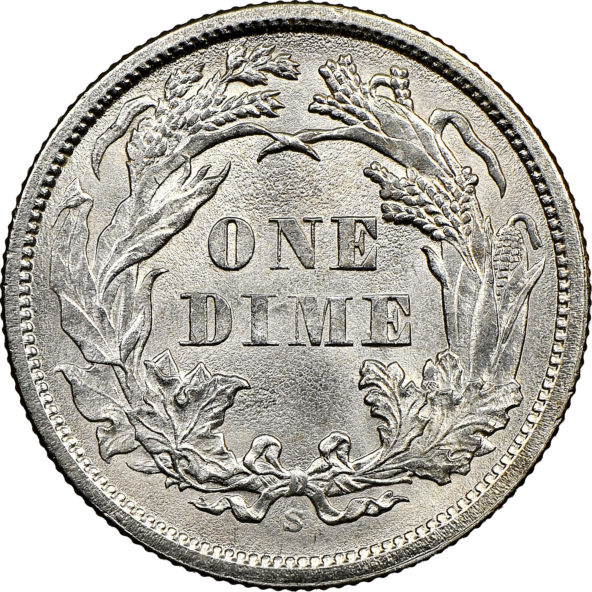 1869 S 10C MS | Coin Explorer | NGC